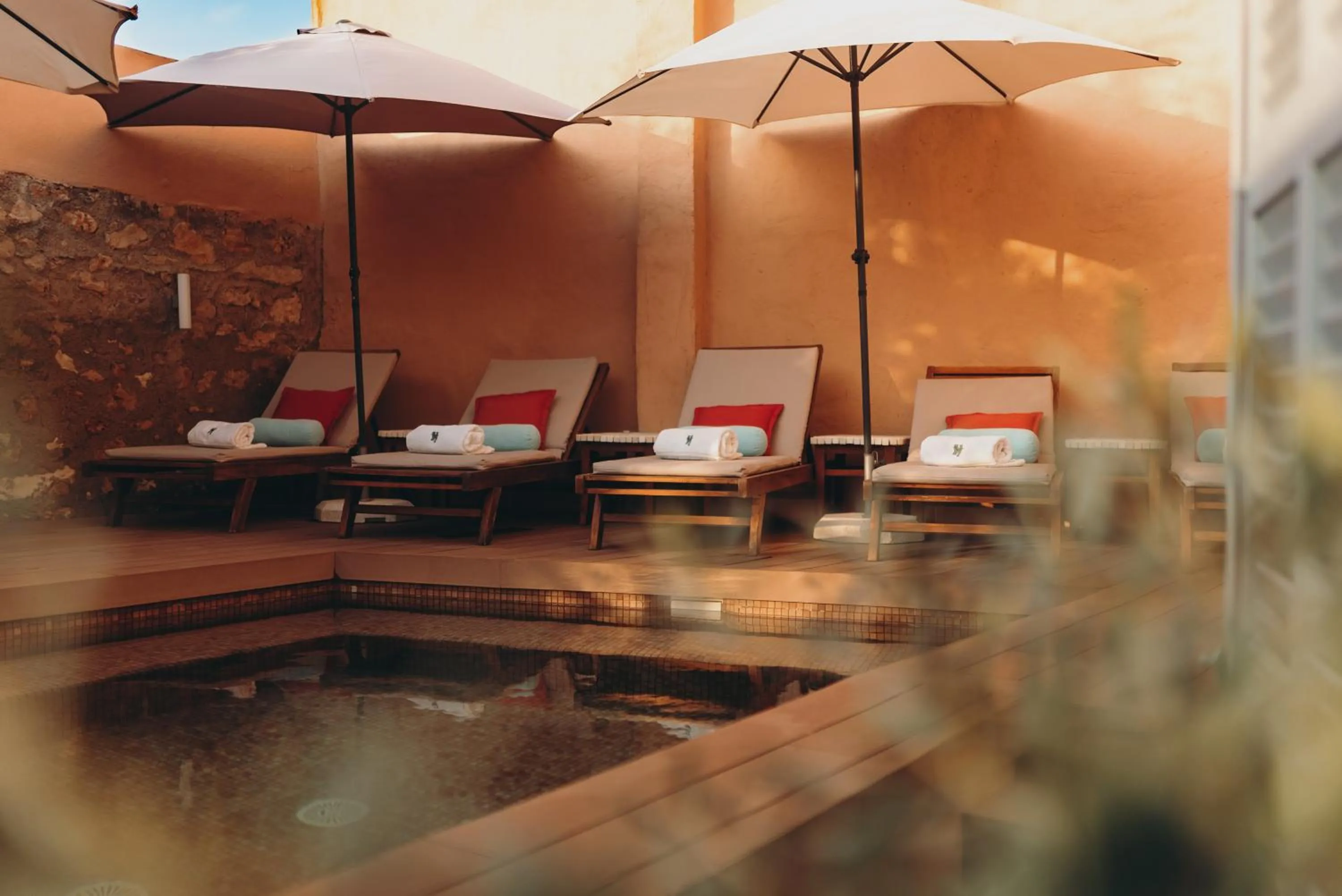 Pool view in Can Serrete