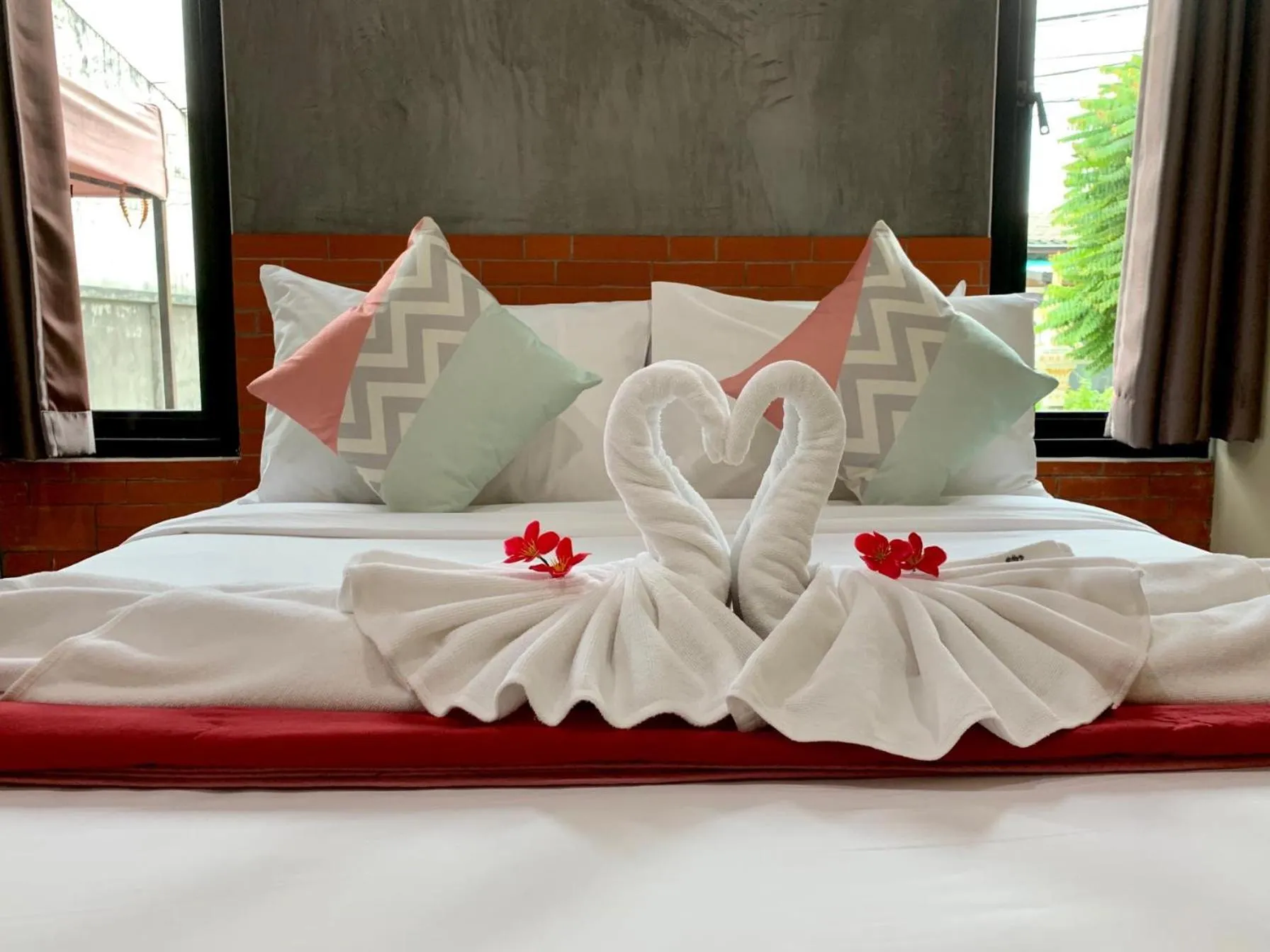 Bed in Isayarada Apartment