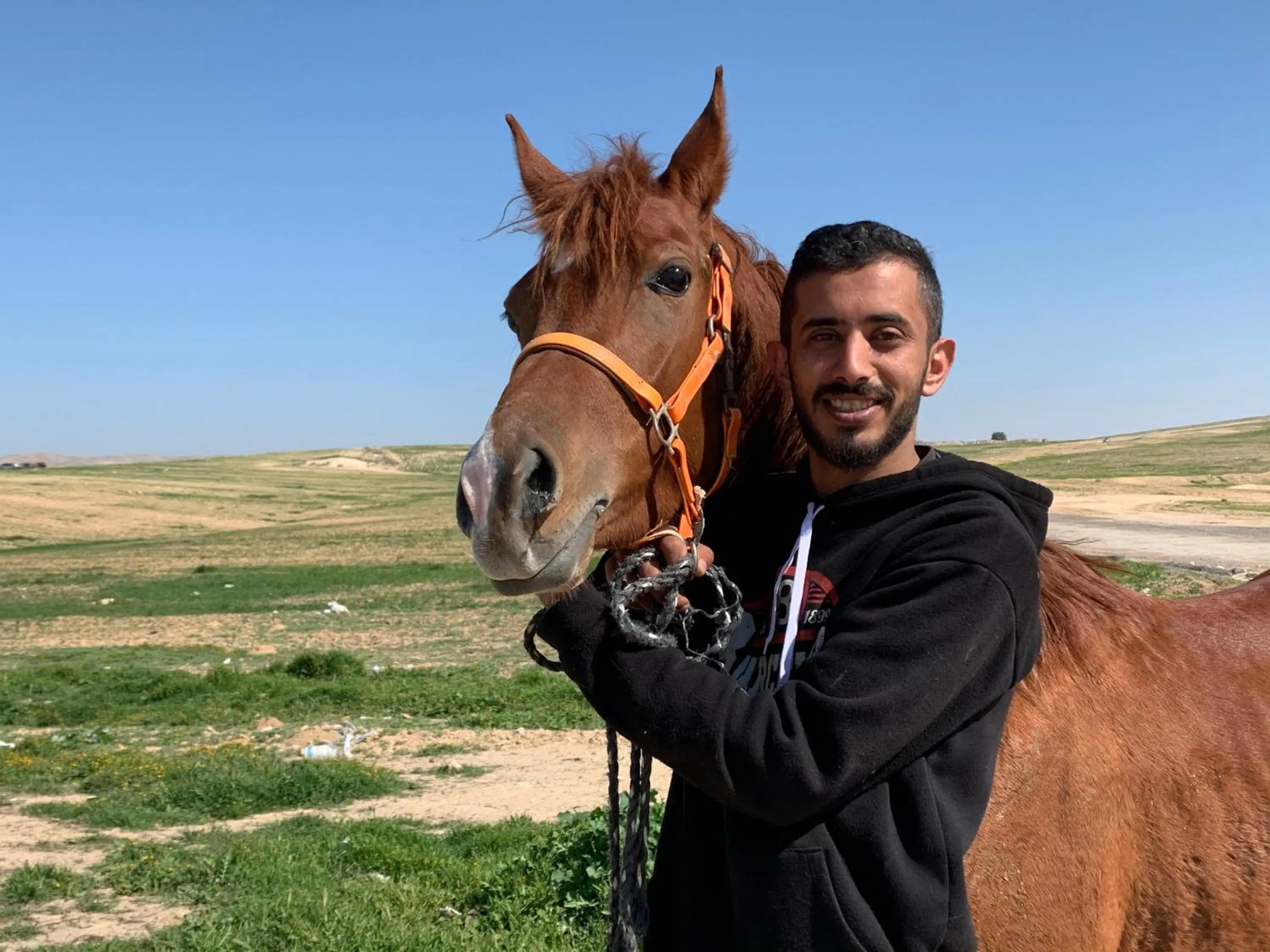 Horse-riding in Khan Alsira - חאן אלסרה