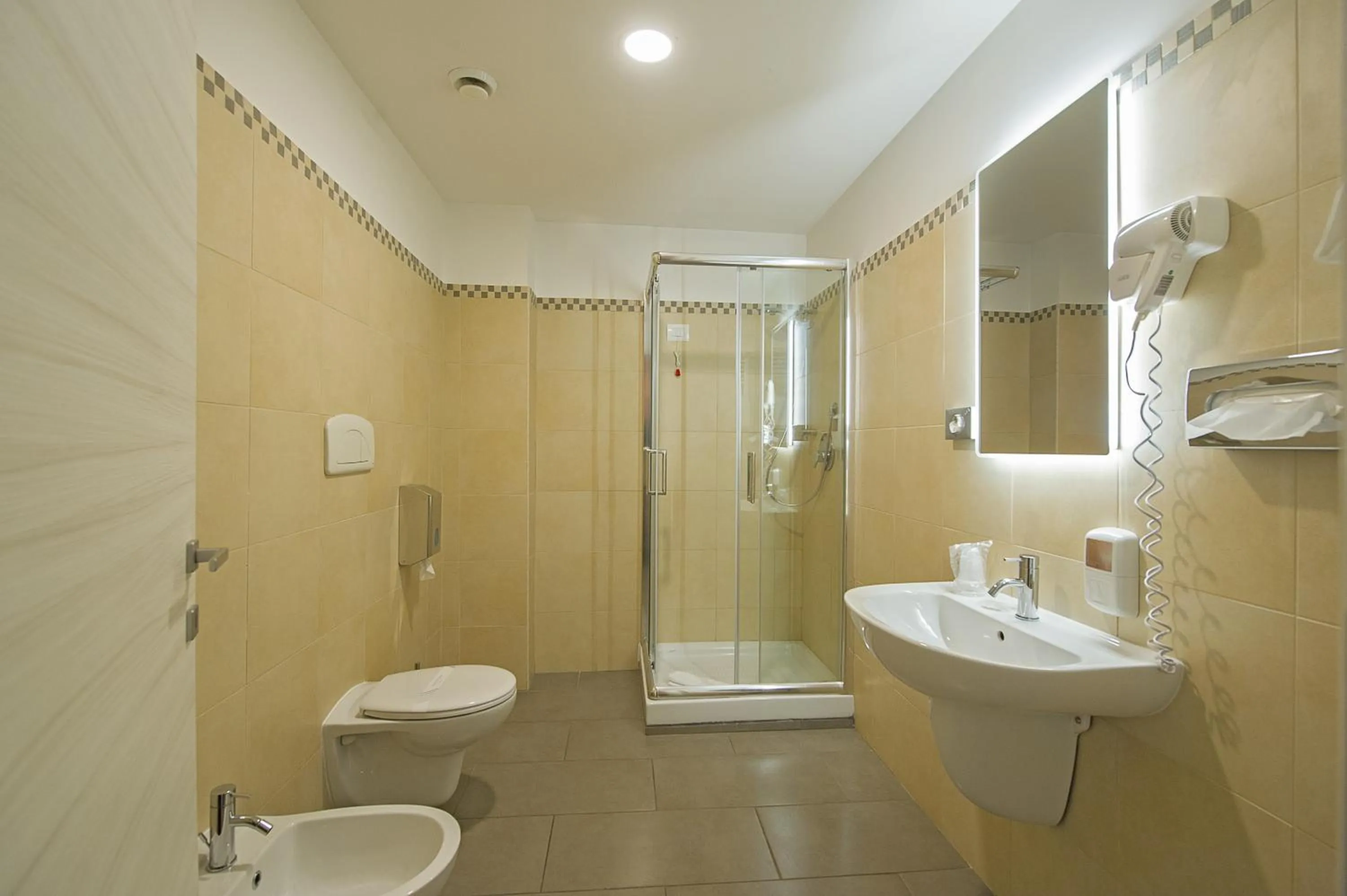 Shower in Hotel Testani Colleferro