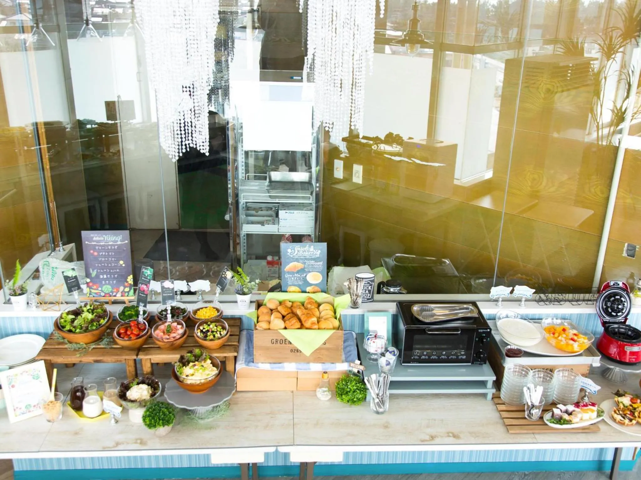 Buffet breakfast in Hotel AreaOne Sakaiminato Marina