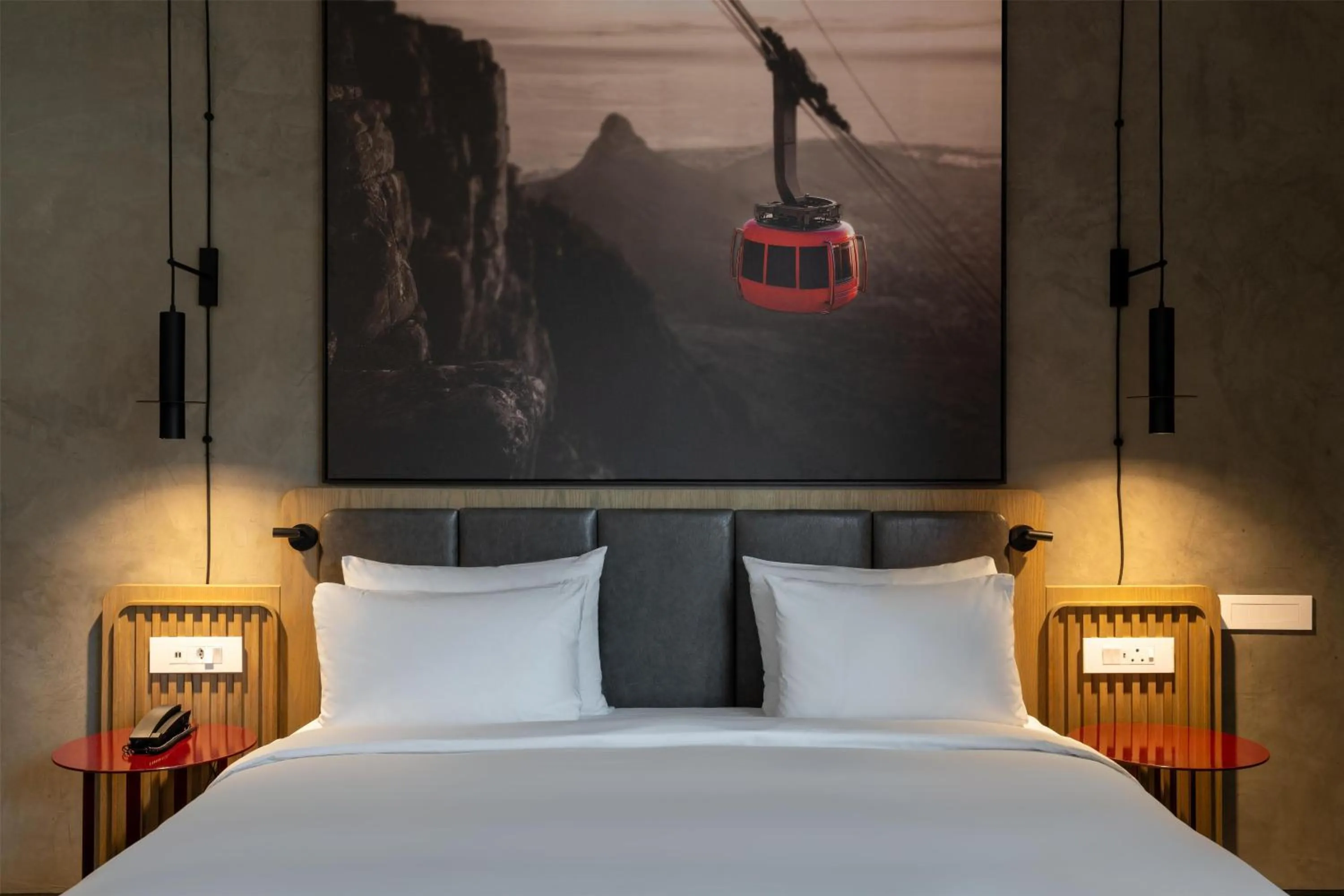 Bed in Radisson RED Hotel V&A Waterfront Cape Town