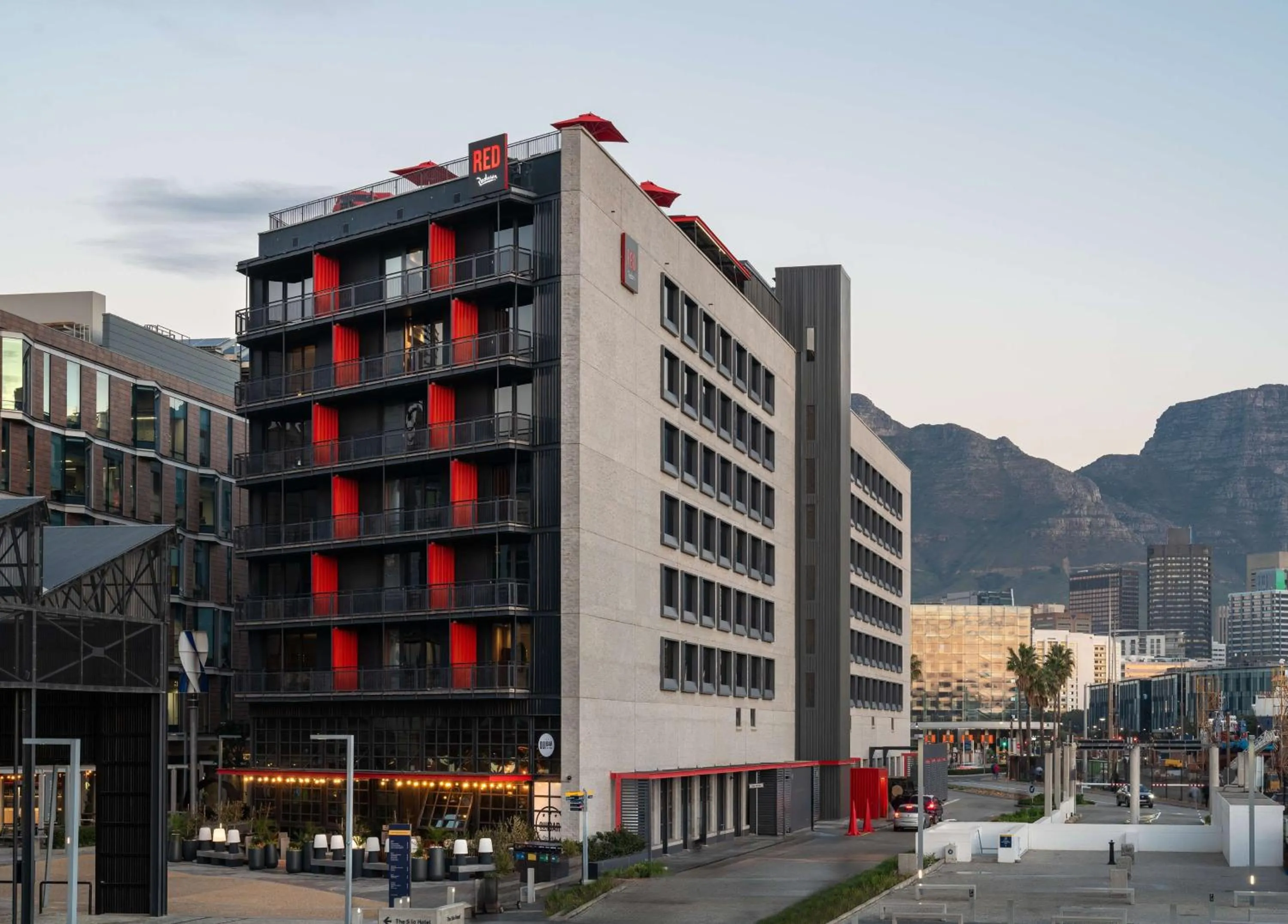 Property building in Radisson RED Hotel V&A Waterfront Cape Town