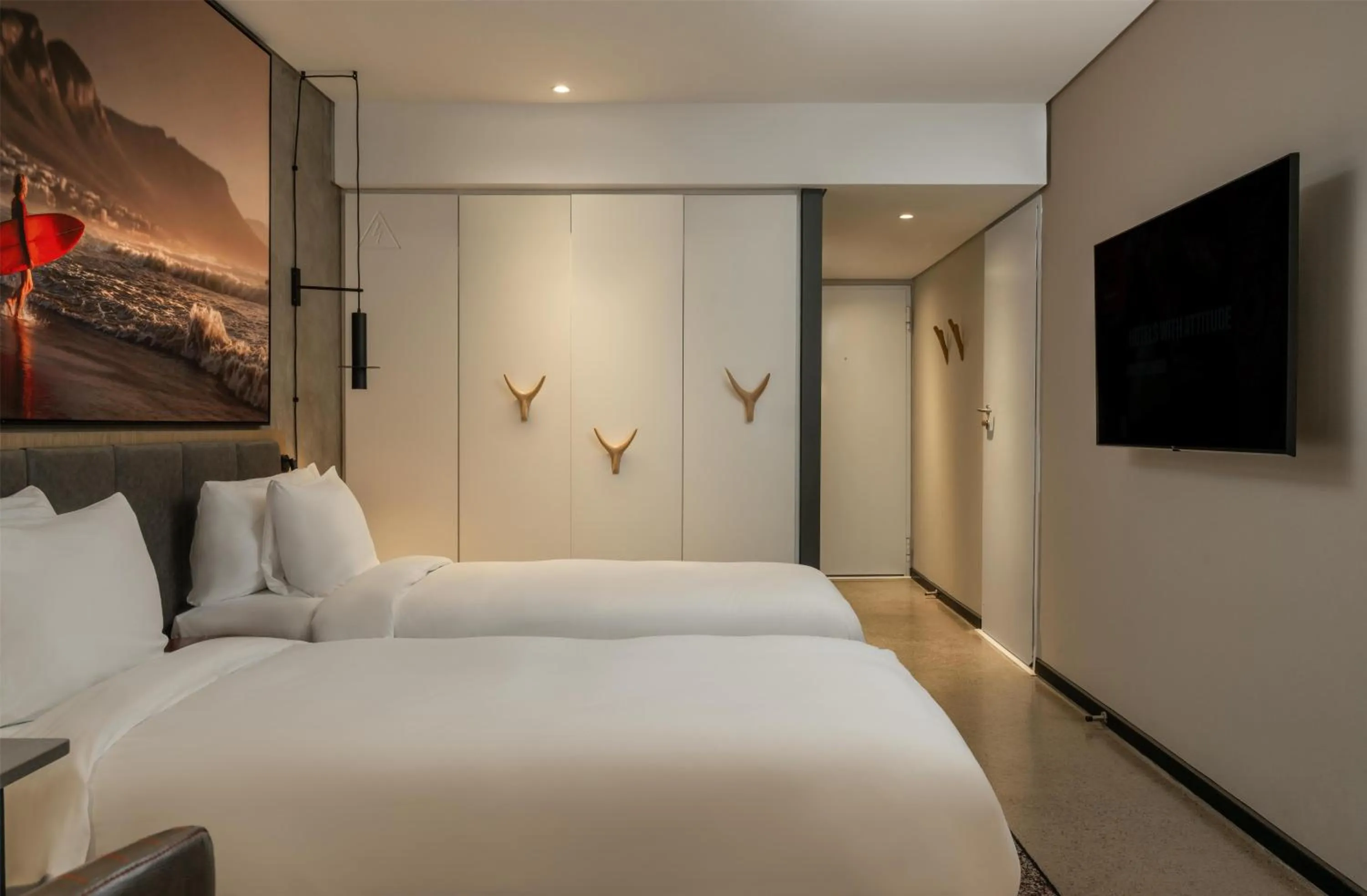 Bedroom, Bed in Radisson RED Hotel V&A Waterfront Cape Town