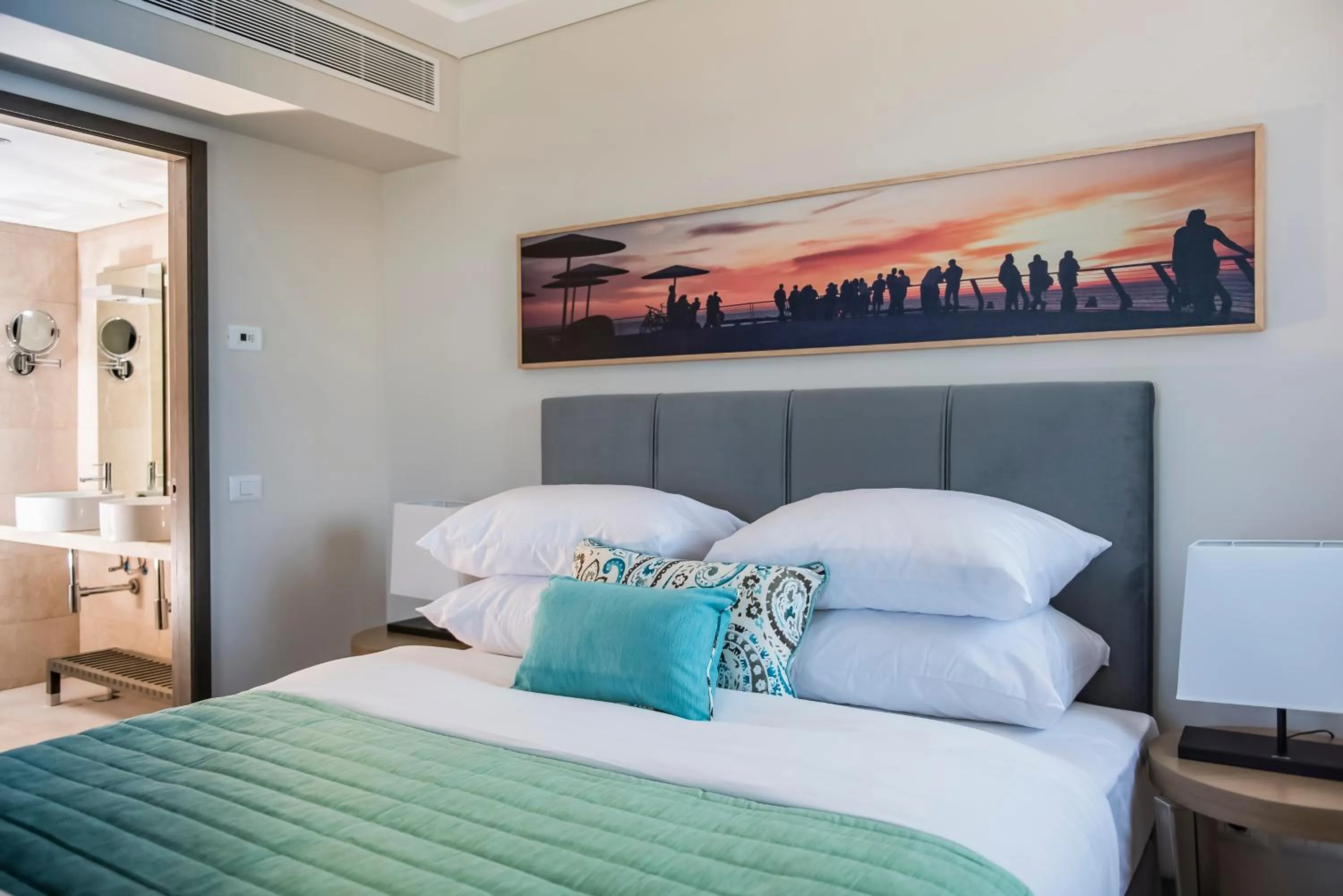 Bed in Tal By The Beach - An Atlas Boutique Hotel