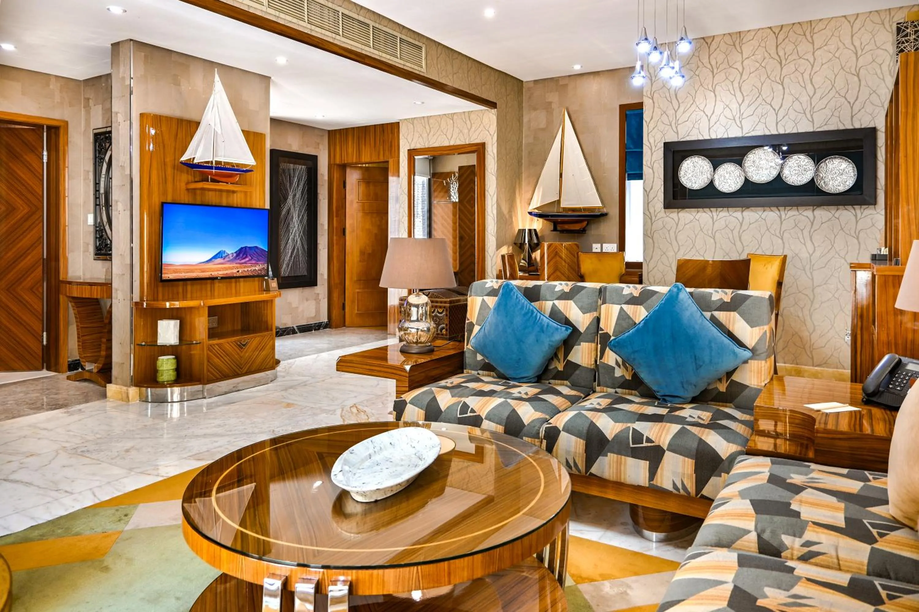 Living room in Palavra Resort