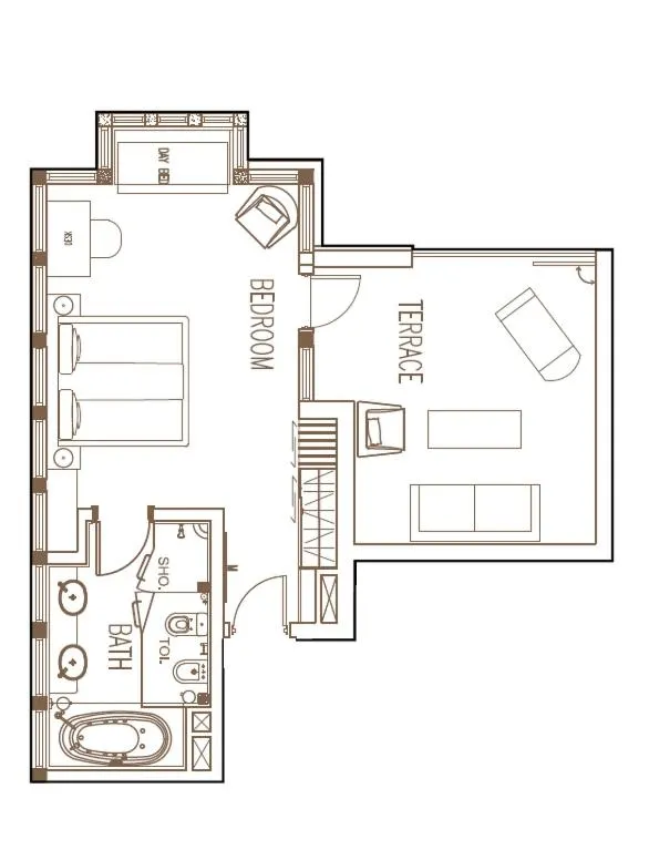 Floor plan in Palavra Resort
