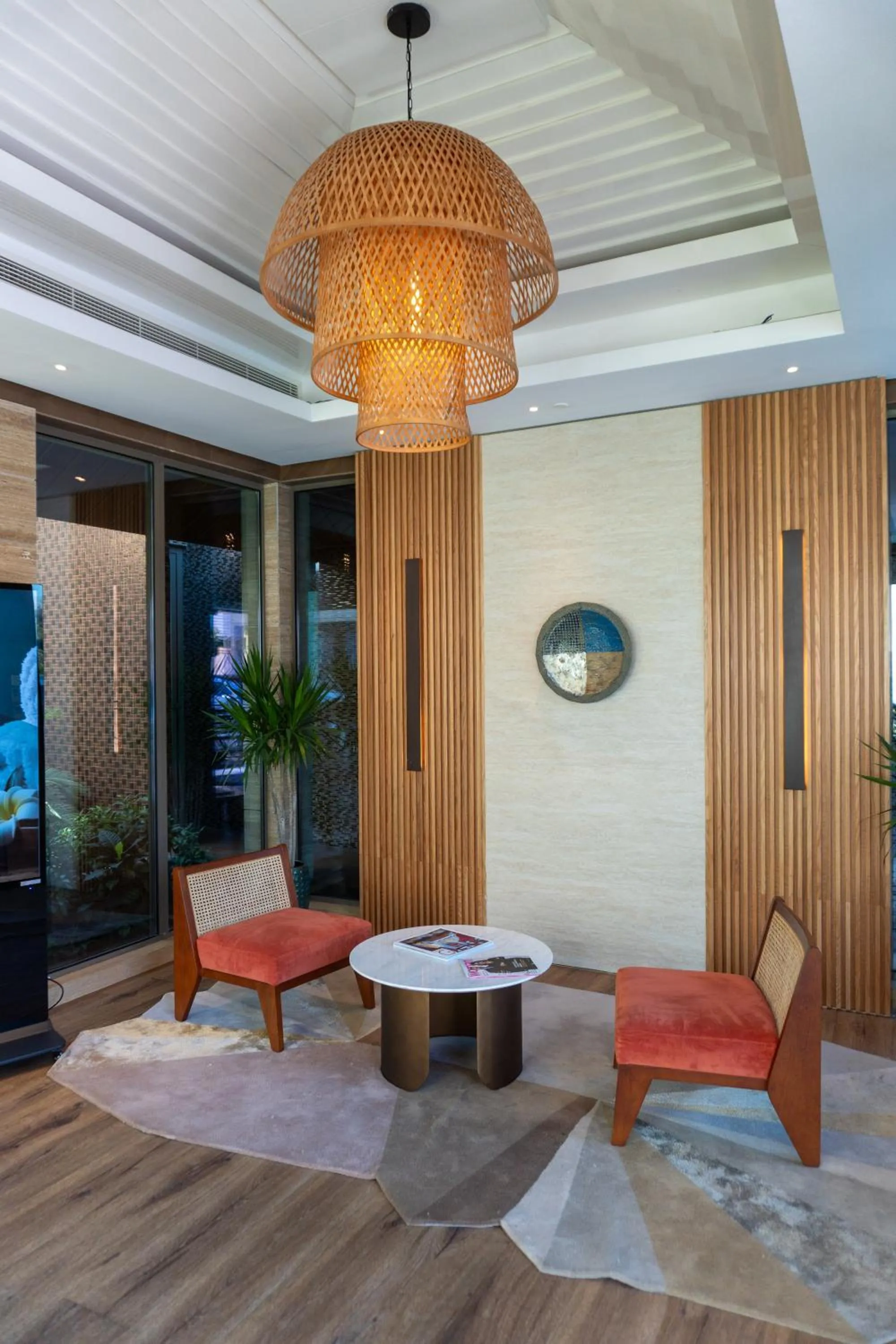 Seating area in Palavra Resort