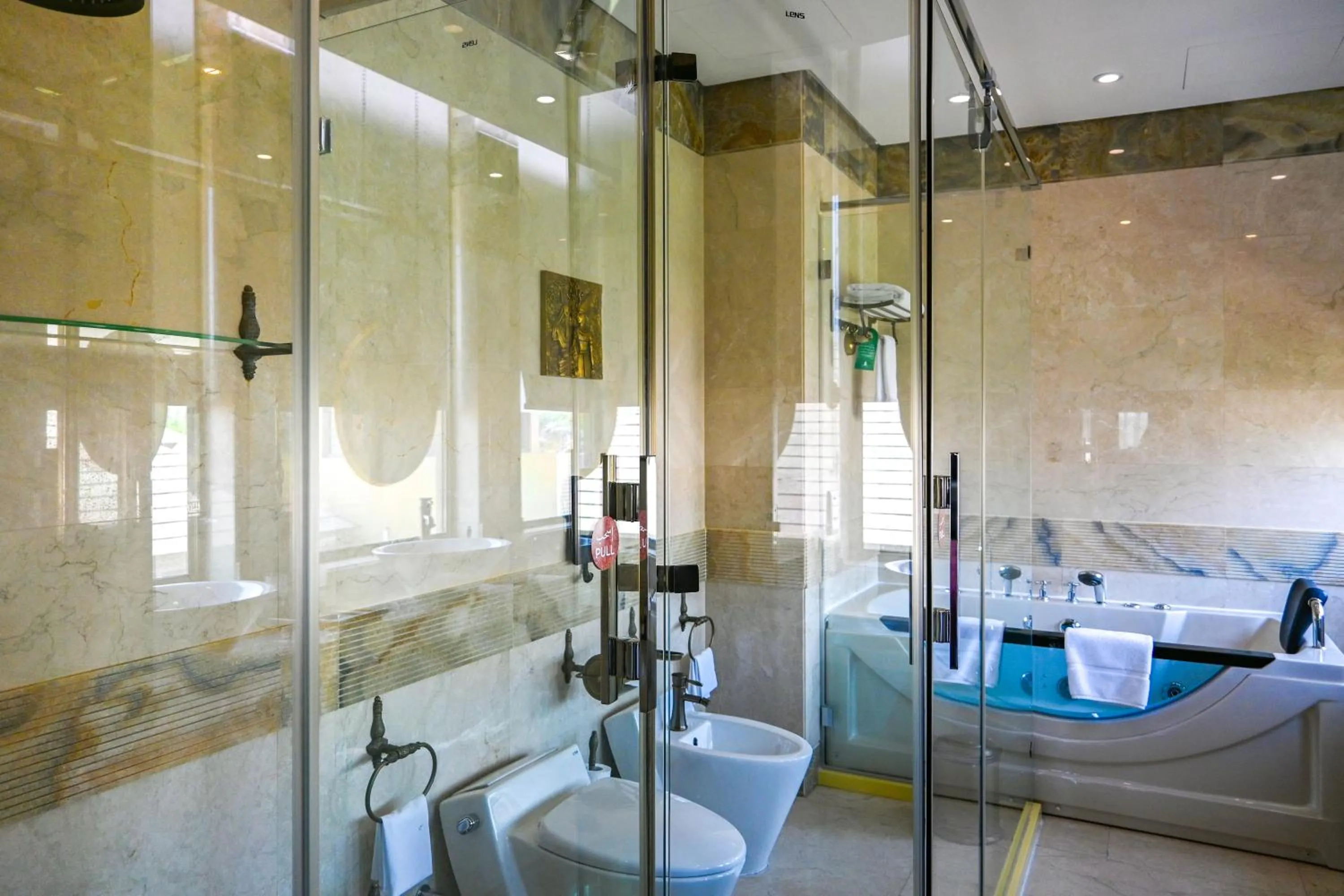 Shower in Palavra Resort