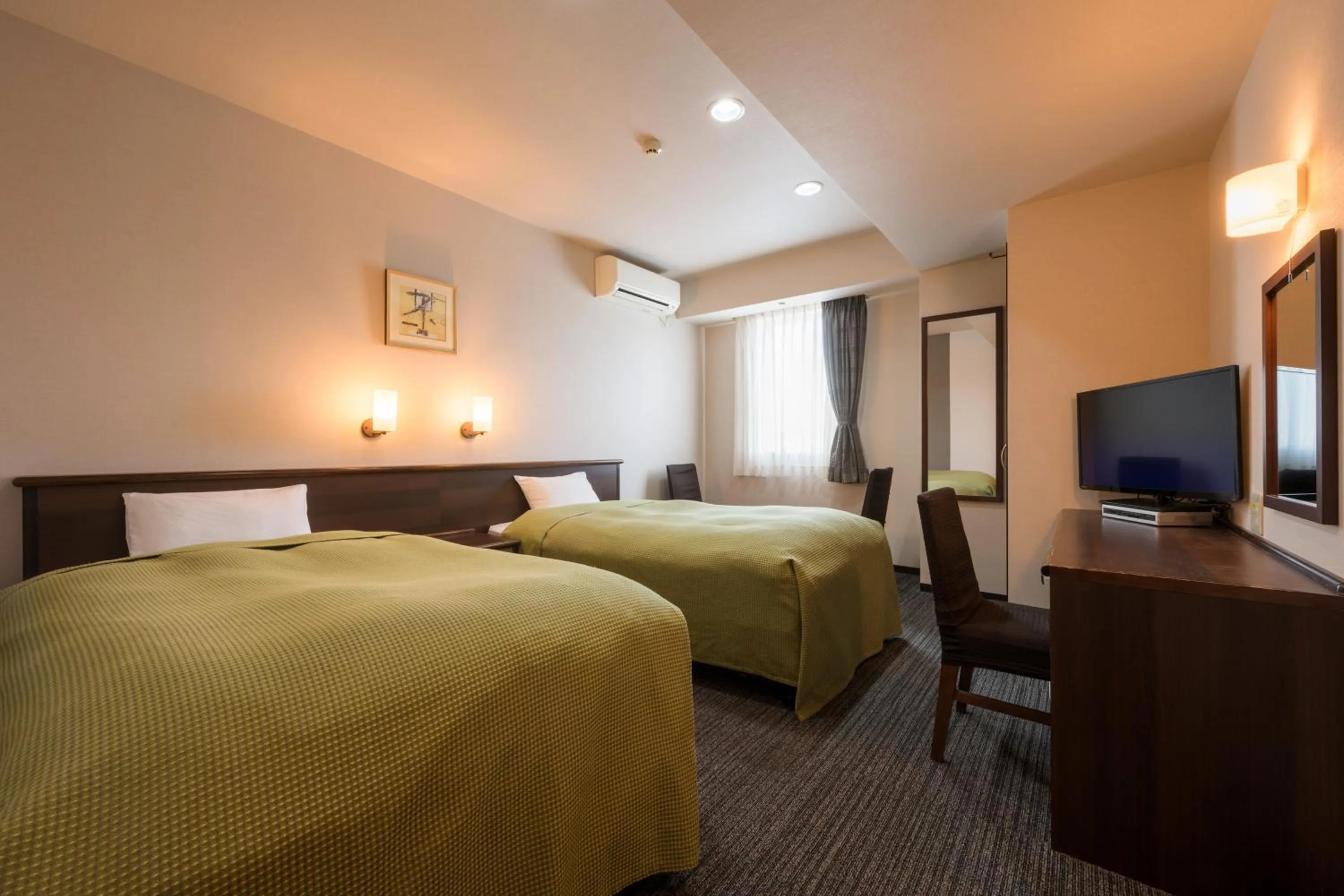 Photo of the whole room, Bed in Towada City Hotel