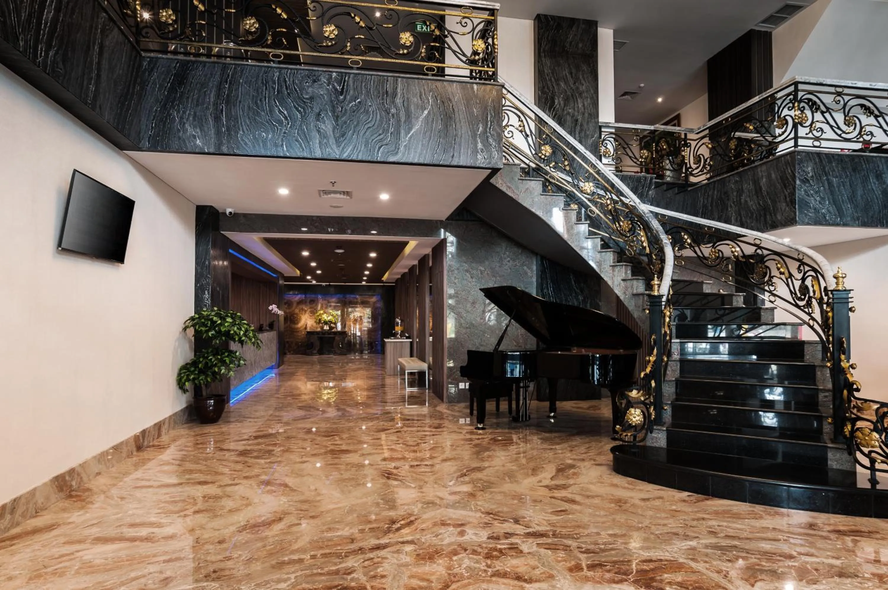 Lobby or reception in Arthama Hotels Makassar