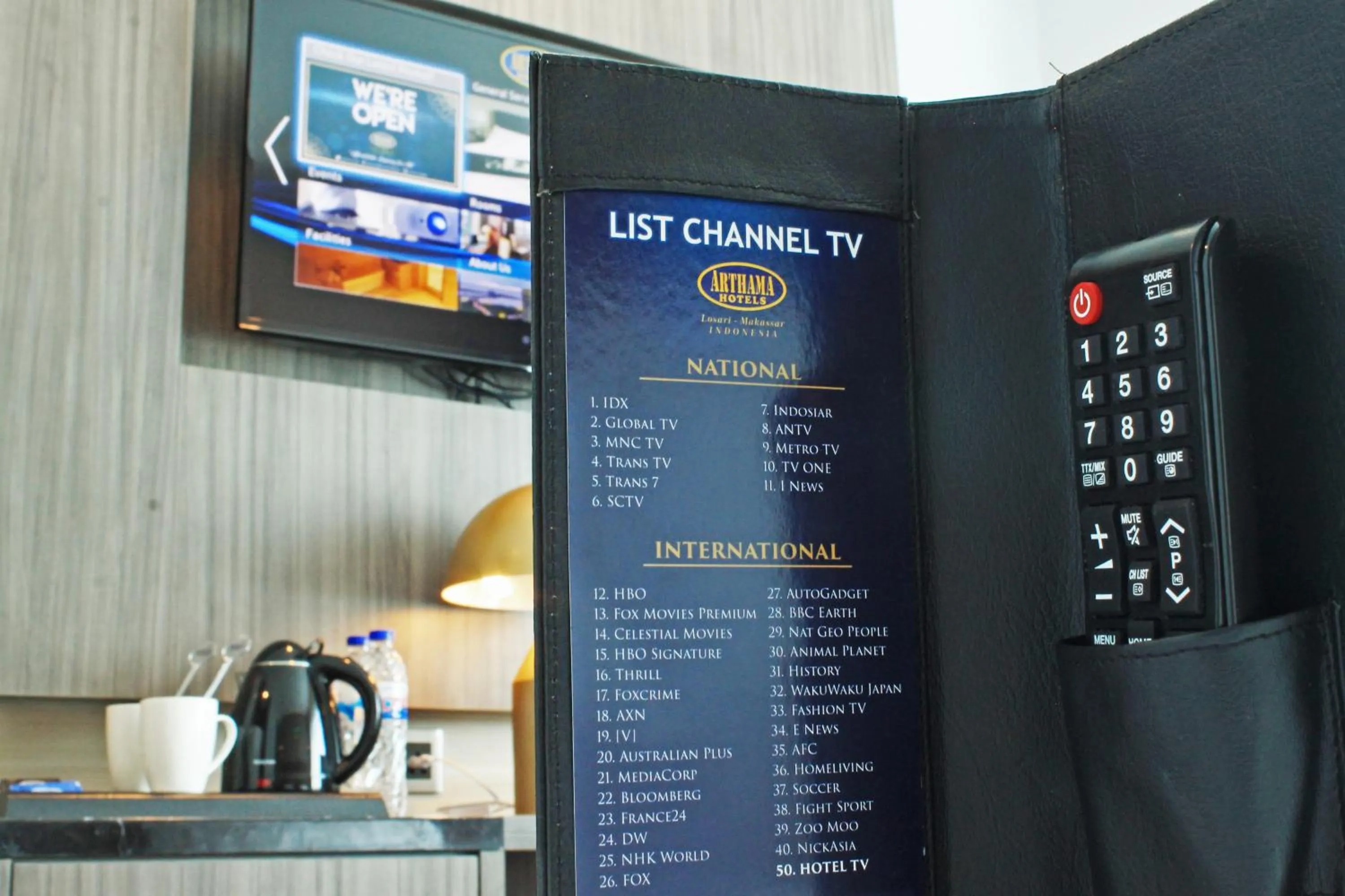 Logo/Certificate/Sign in Arthama Hotels Makassar