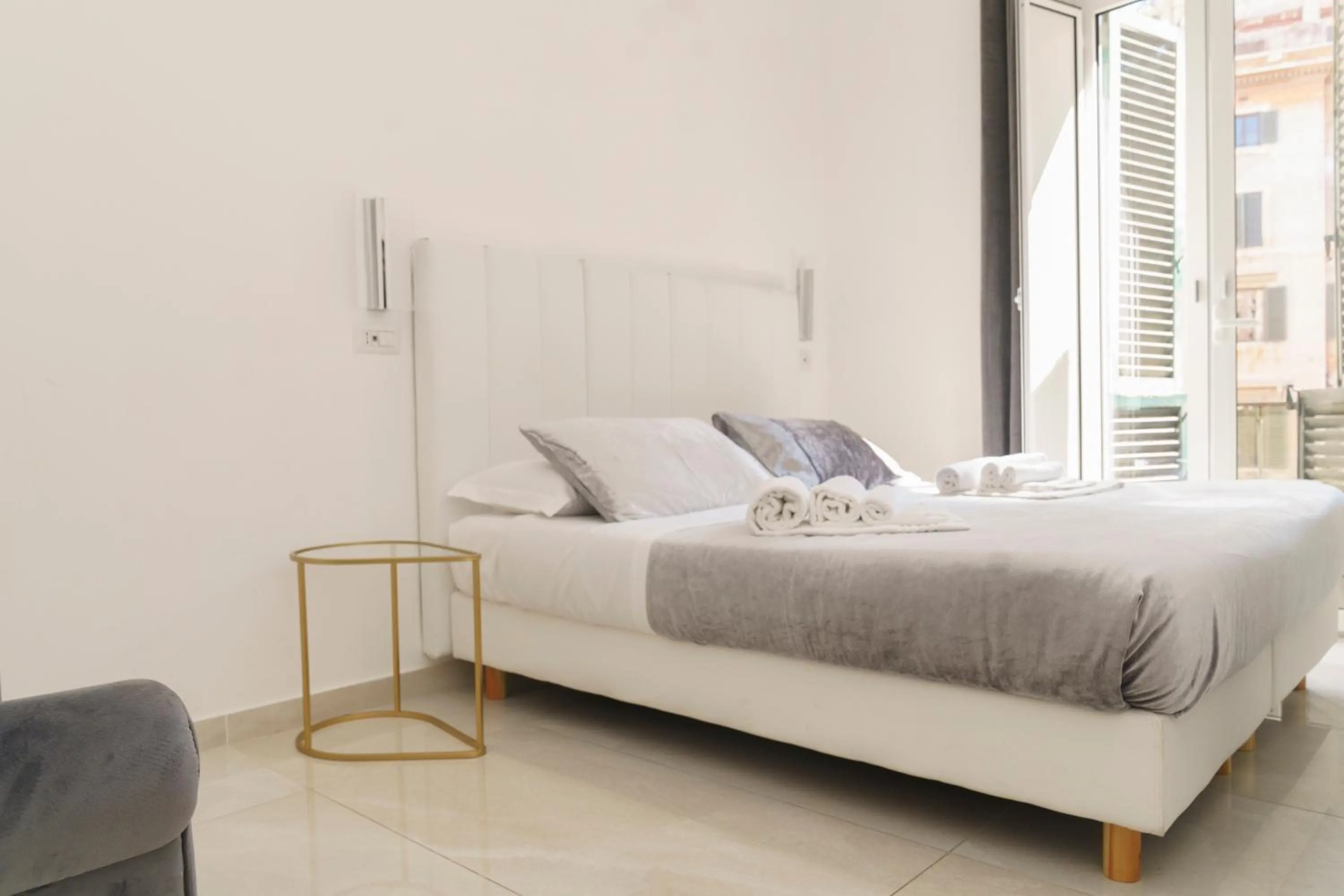 Bed in Piazza Venezia Grand Suite