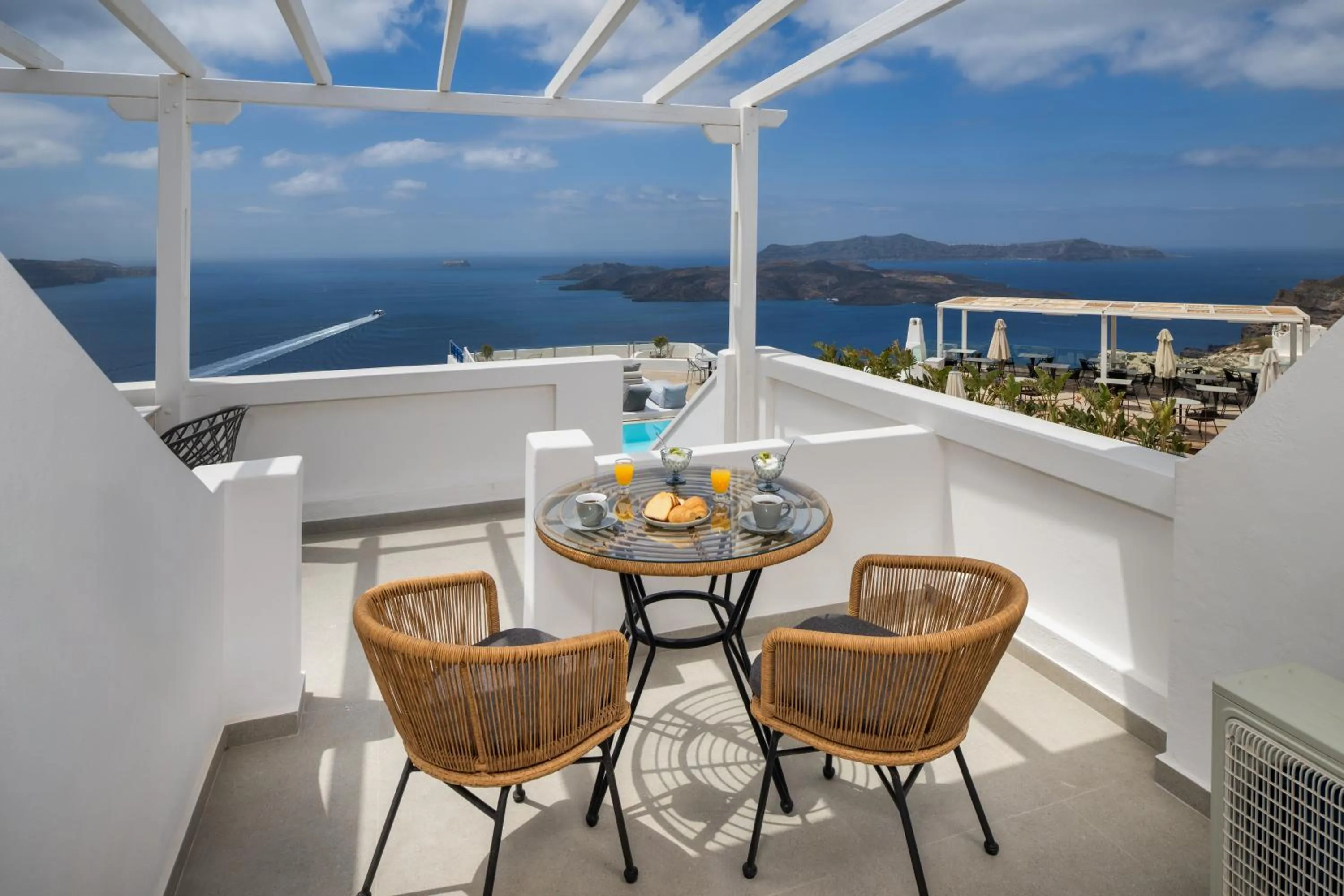 Balcony/Terrace in Villa Thiranthemis