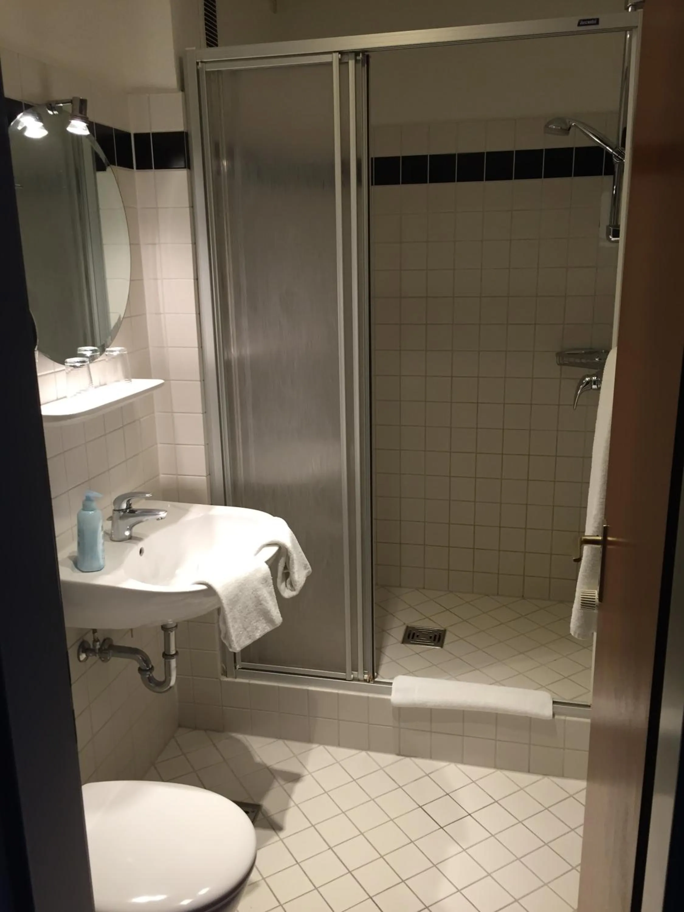 Bathroom in Hotel Süderelbe