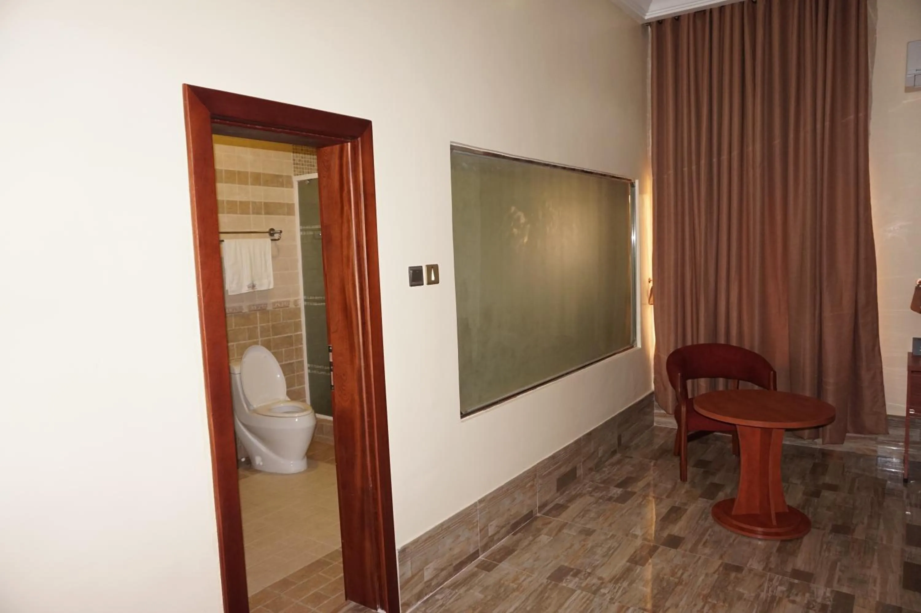 Seating area in Aenon Suites Oshogbo