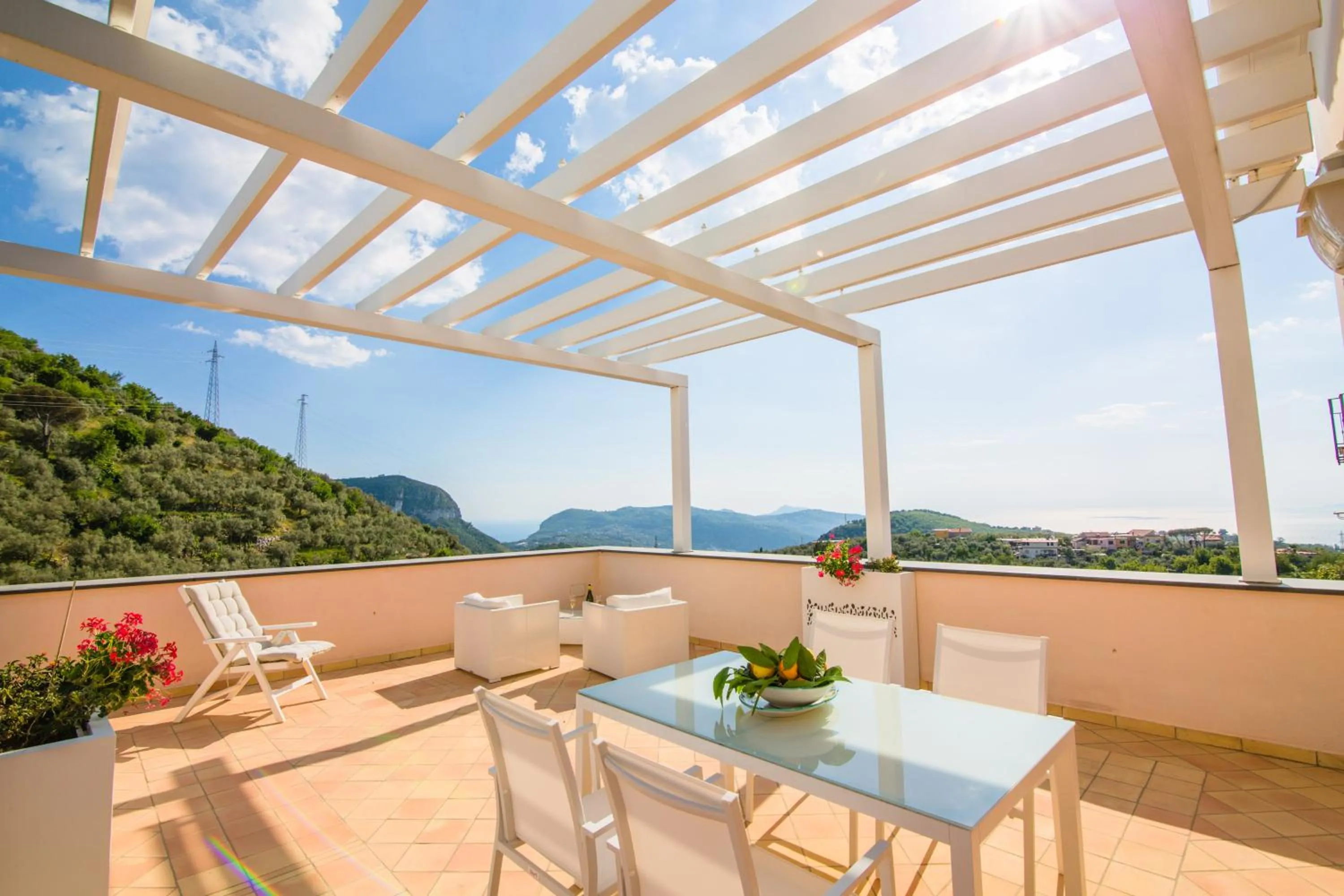 Balcony/Terrace in B&B Cassiopea