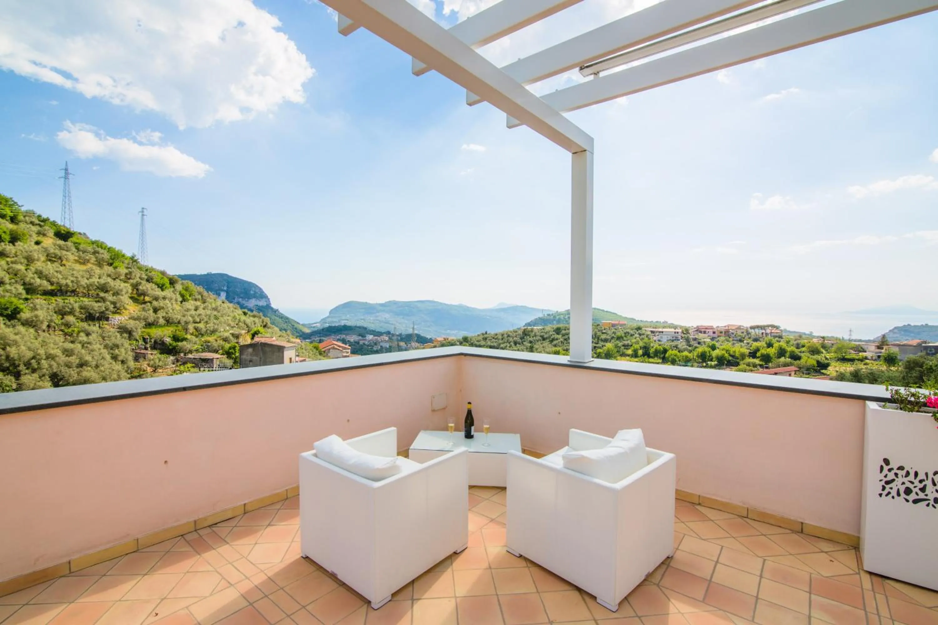 Balcony/Terrace in B&B Cassiopea