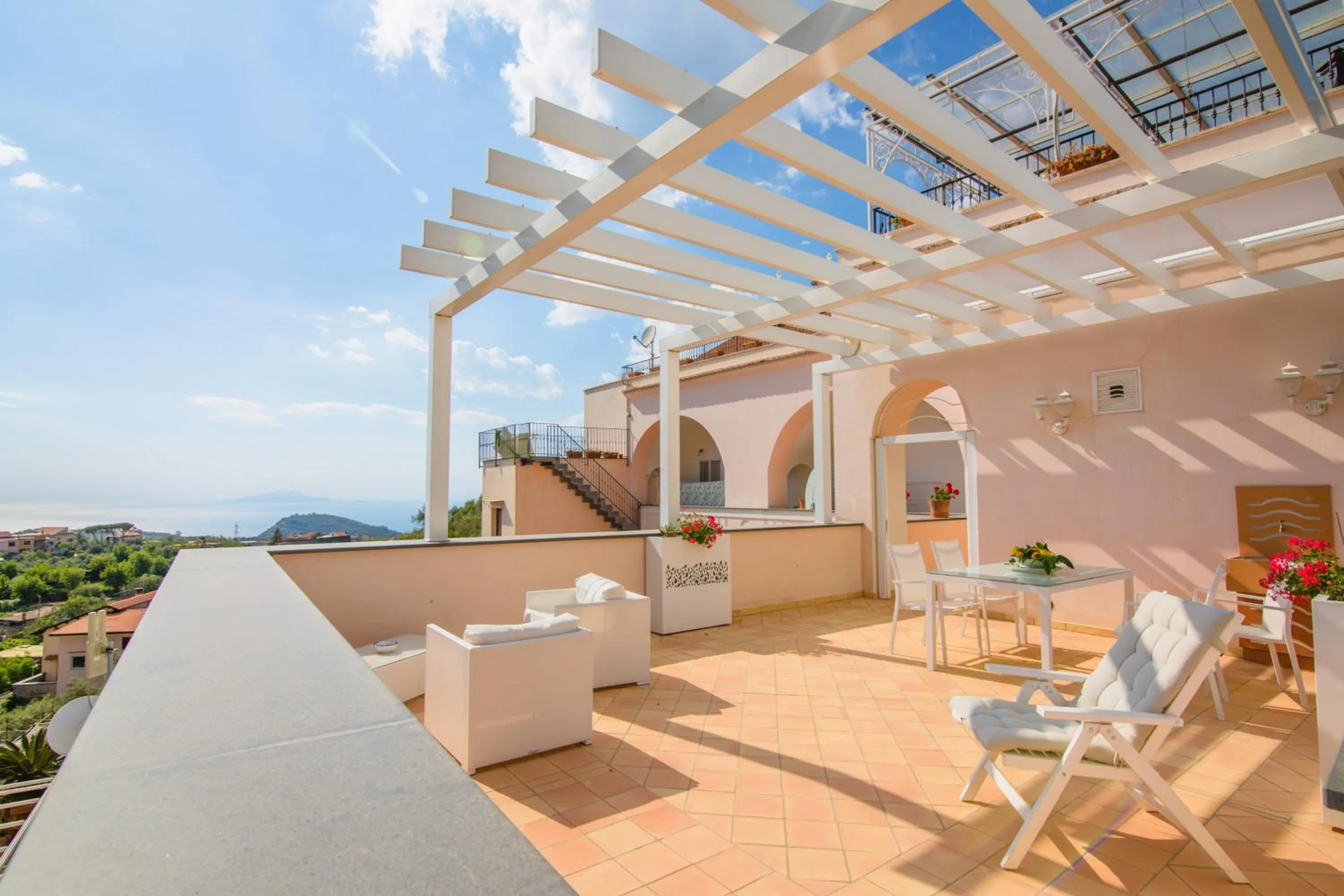 Balcony/Terrace in B&B Cassiopea