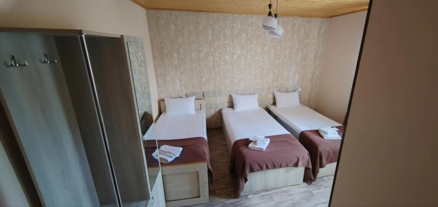Bed in Hotel Svanseti