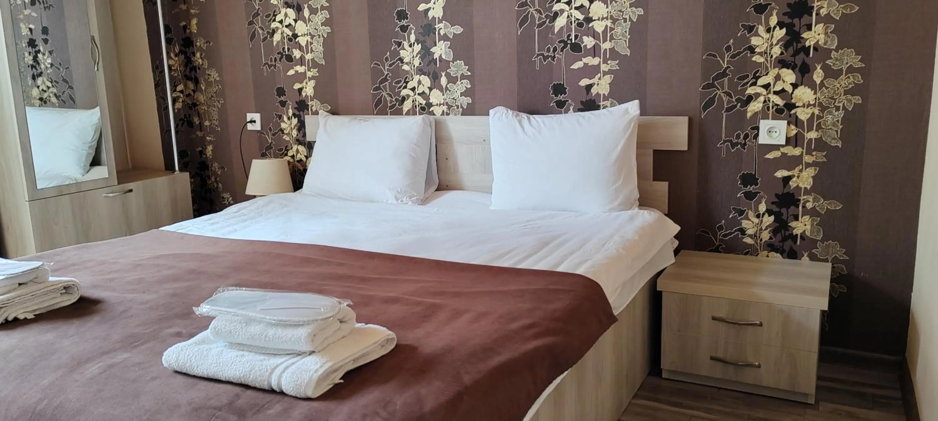 Bed in Hotel Svanseti