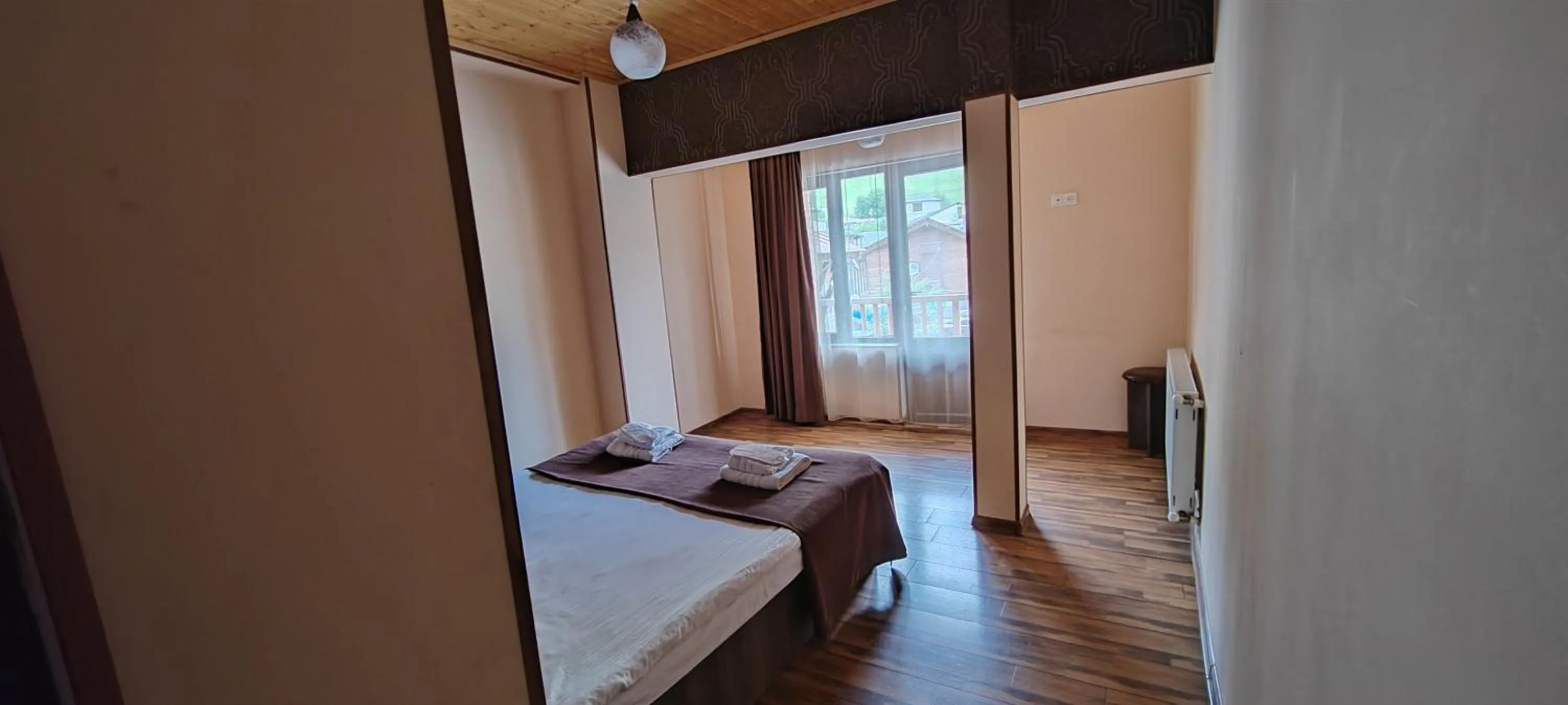 Bed in Hotel Svanseti