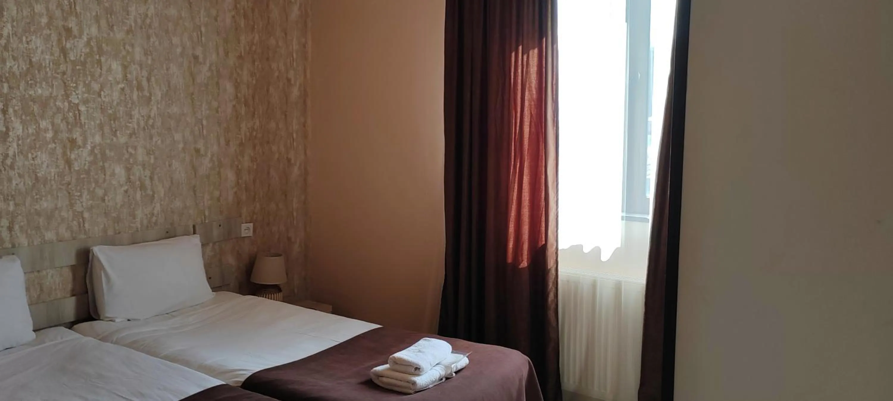 Bed in Hotel Svanseti