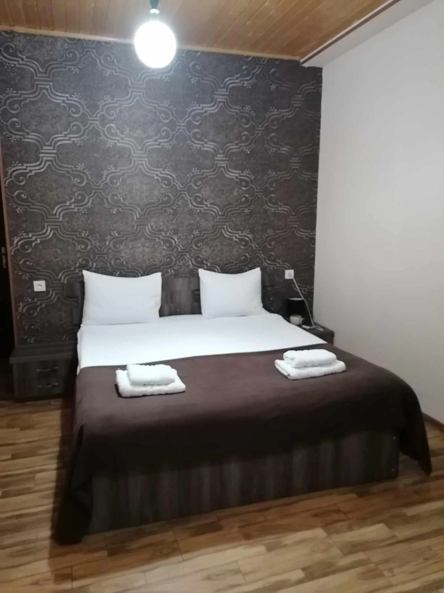 Bed in Hotel Svanseti