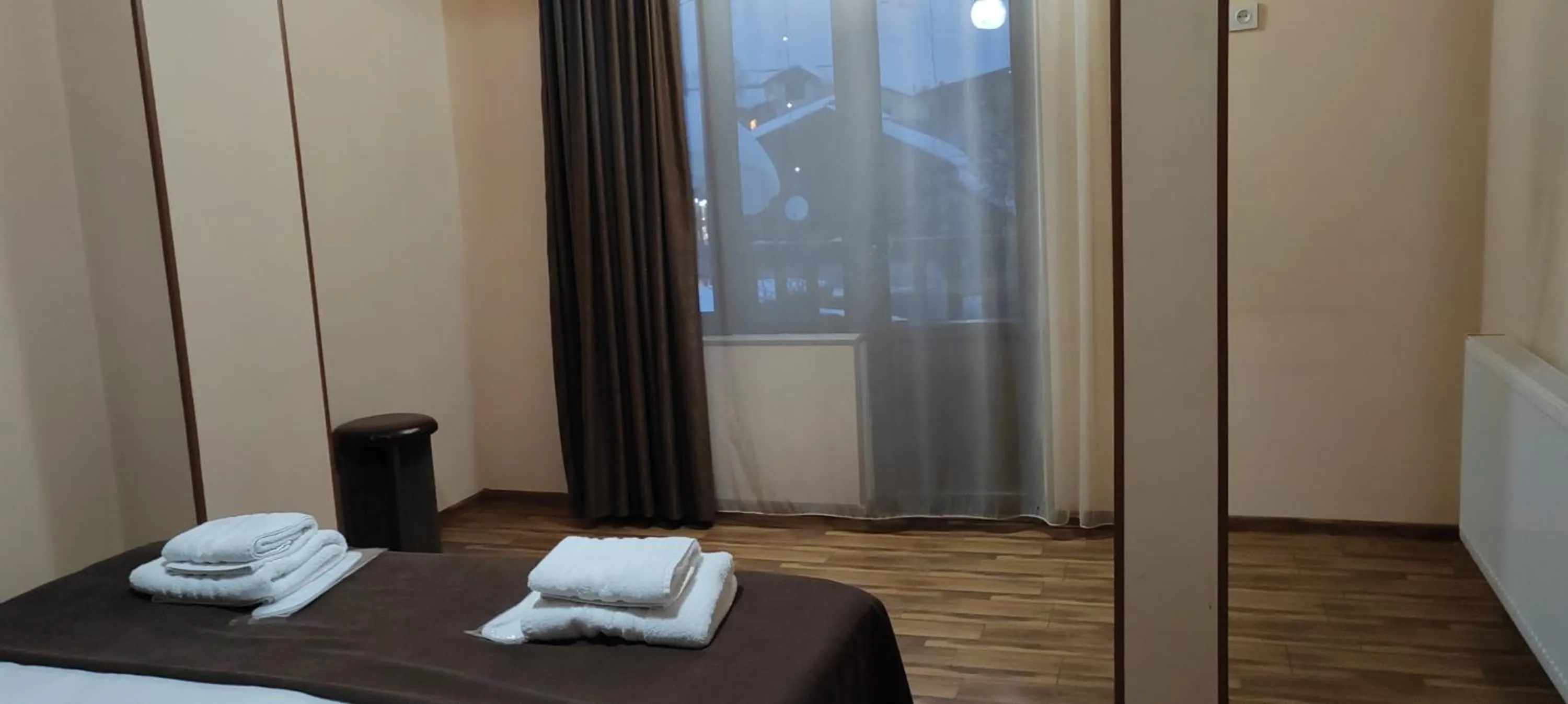 Bed in Hotel Svanseti