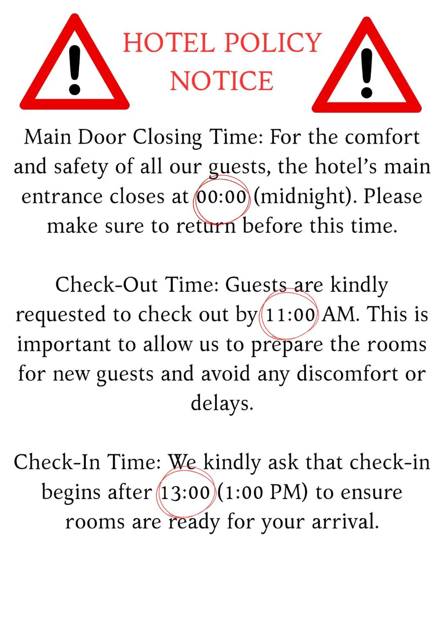 Text overlay in Hotel Svanseti