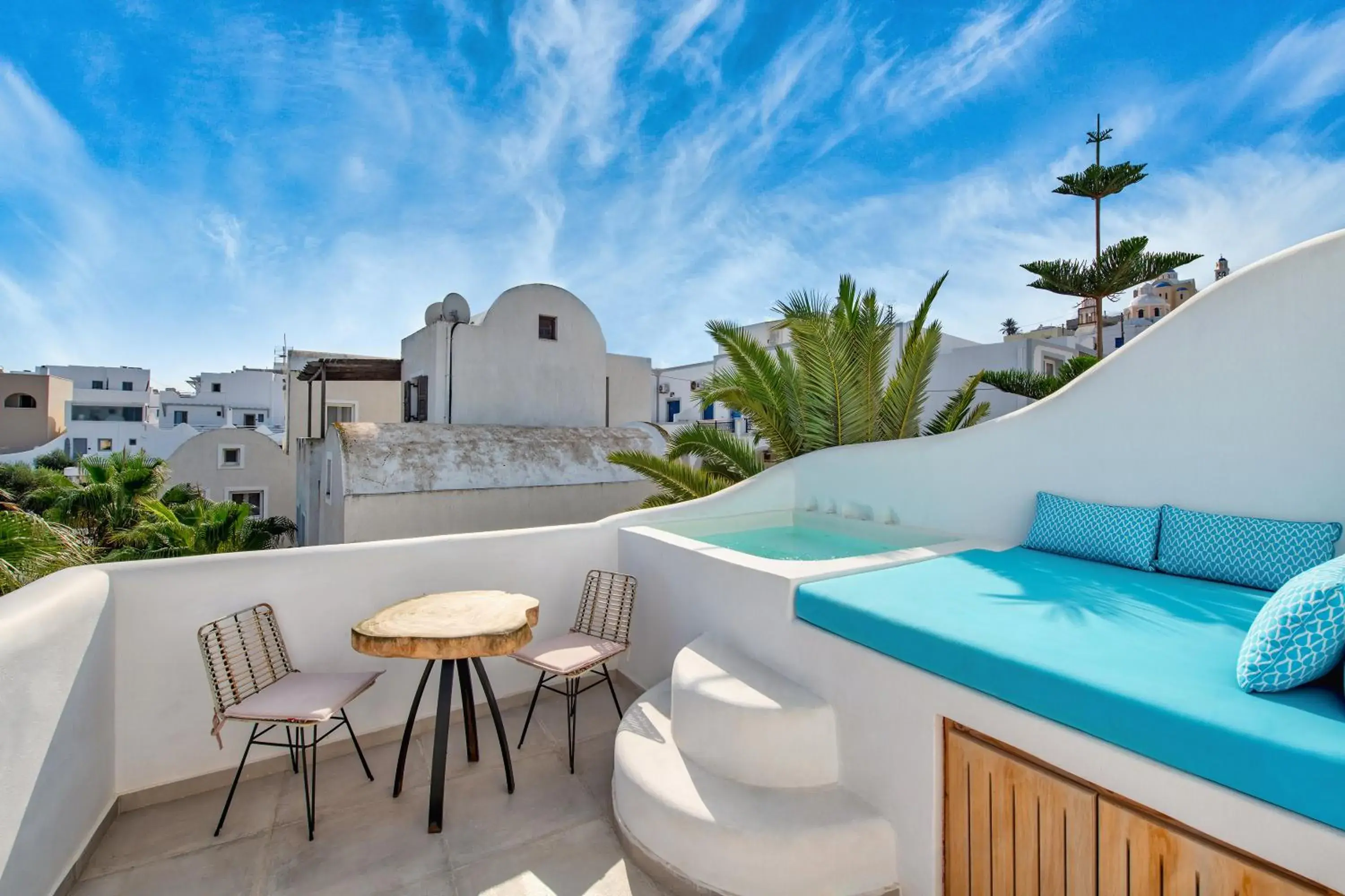 Deluxe Suite with Outdoor Hot Tub and Sea View in Gianna Suites Deluxe Suite with Outdoor Hot Tub and Sea View in Gianna Suites