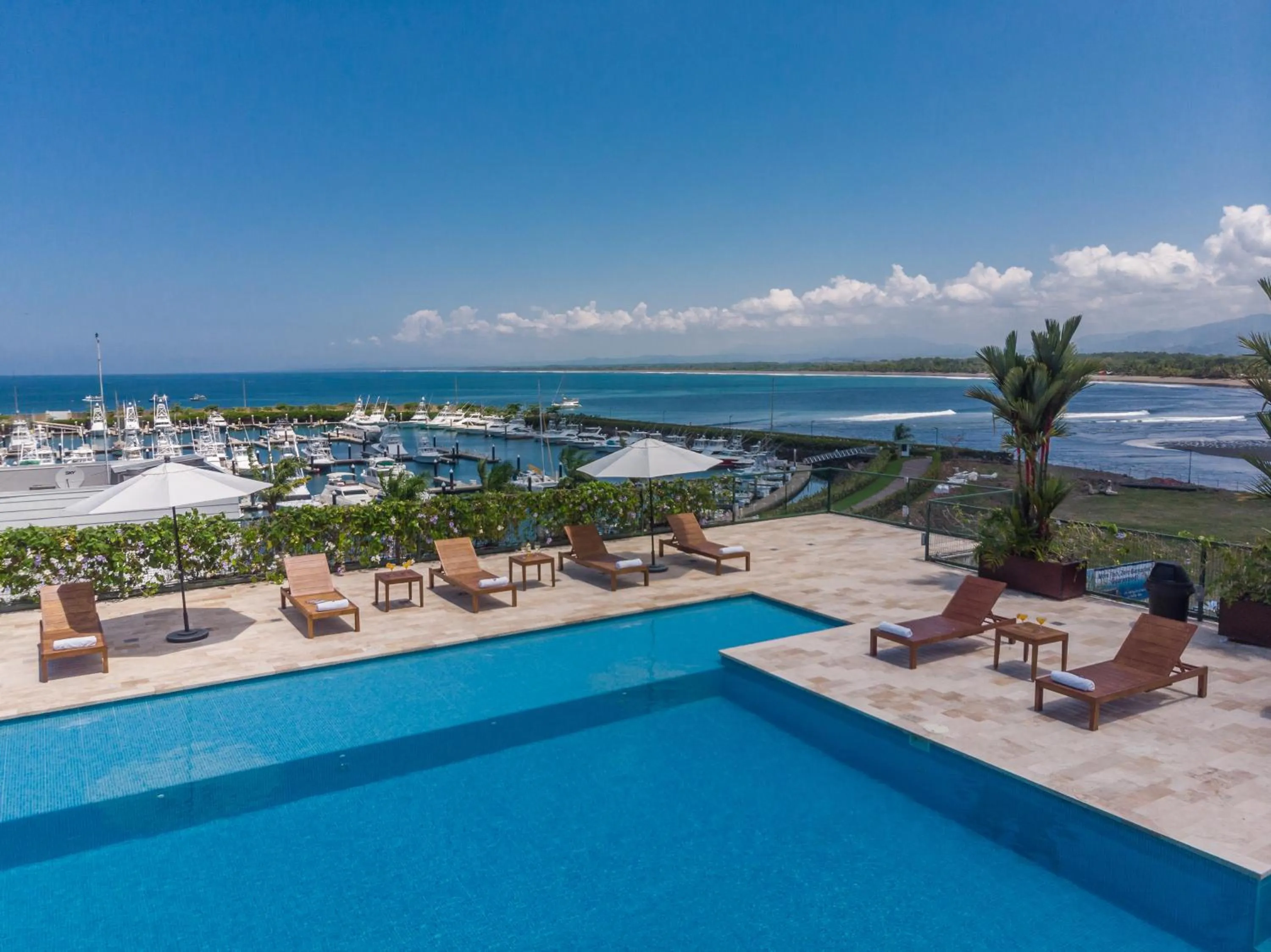 Pool view in Las Villas Marina Pez Vela