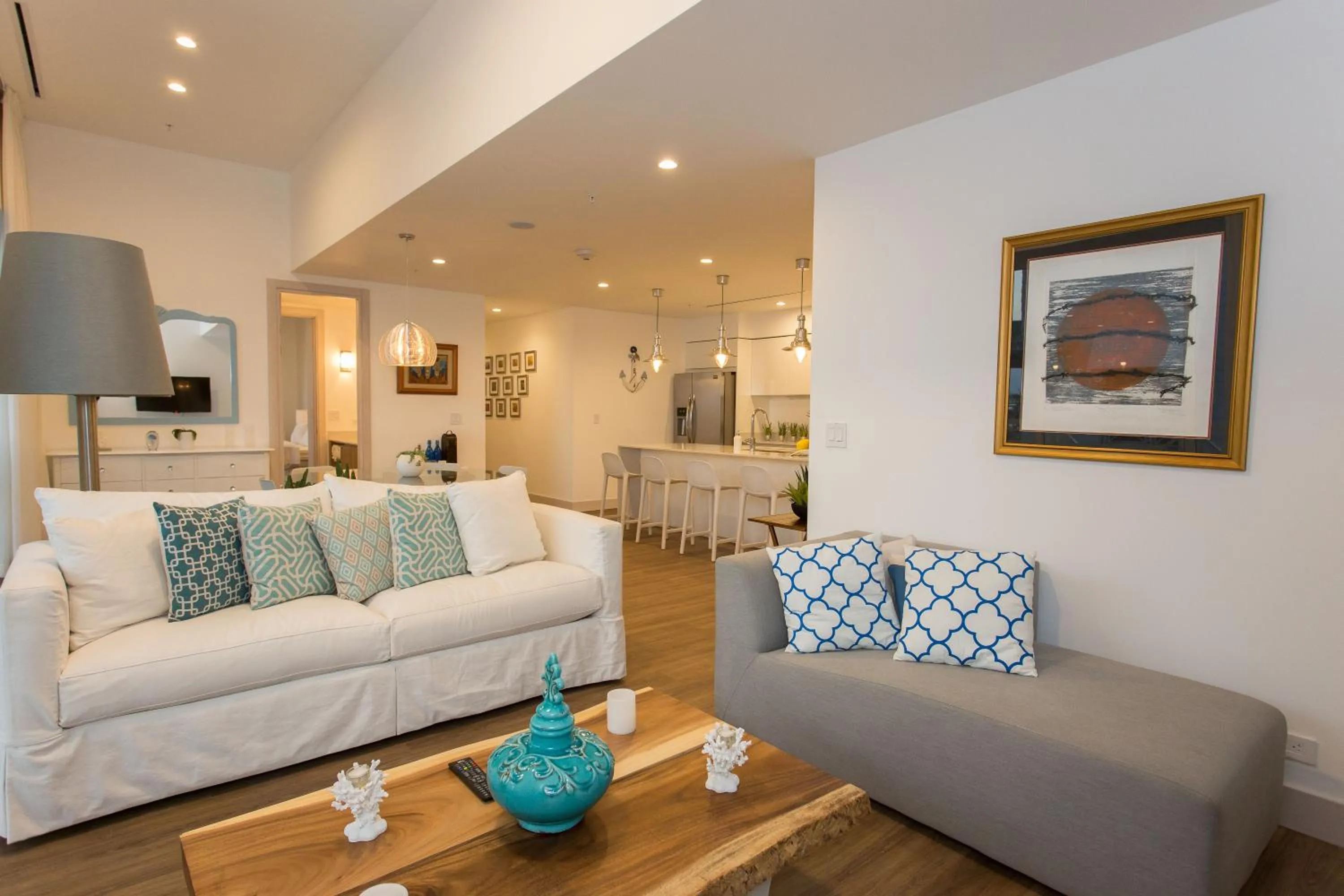 Kitchen or kitchenette in Las Villas Marina Pez Vela