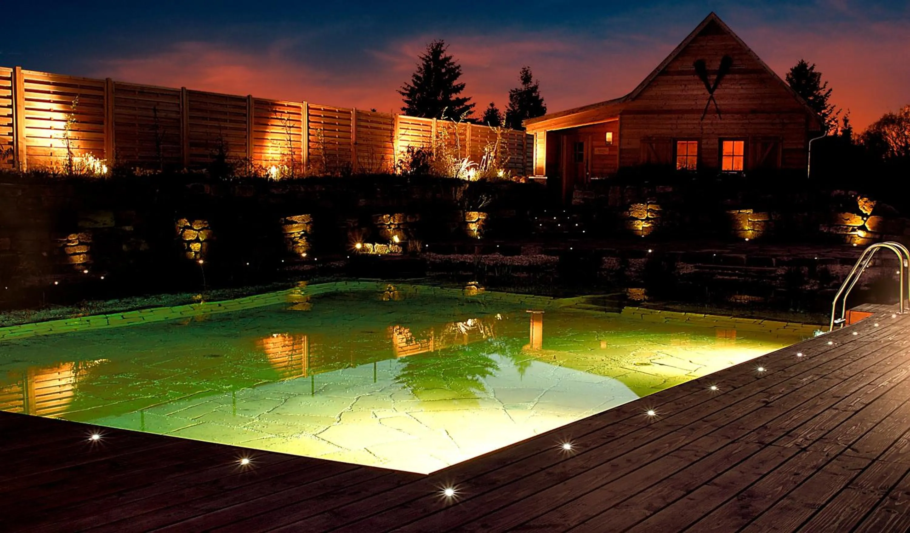 Open Air Bath in Hotel Hammermühle