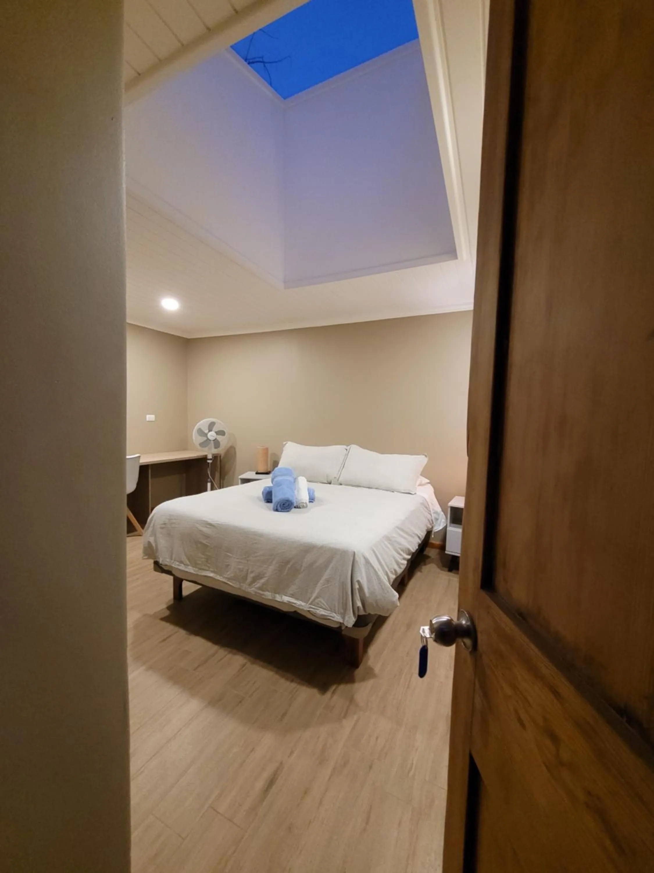 Bed in Hotel El Tesoro de Elqui