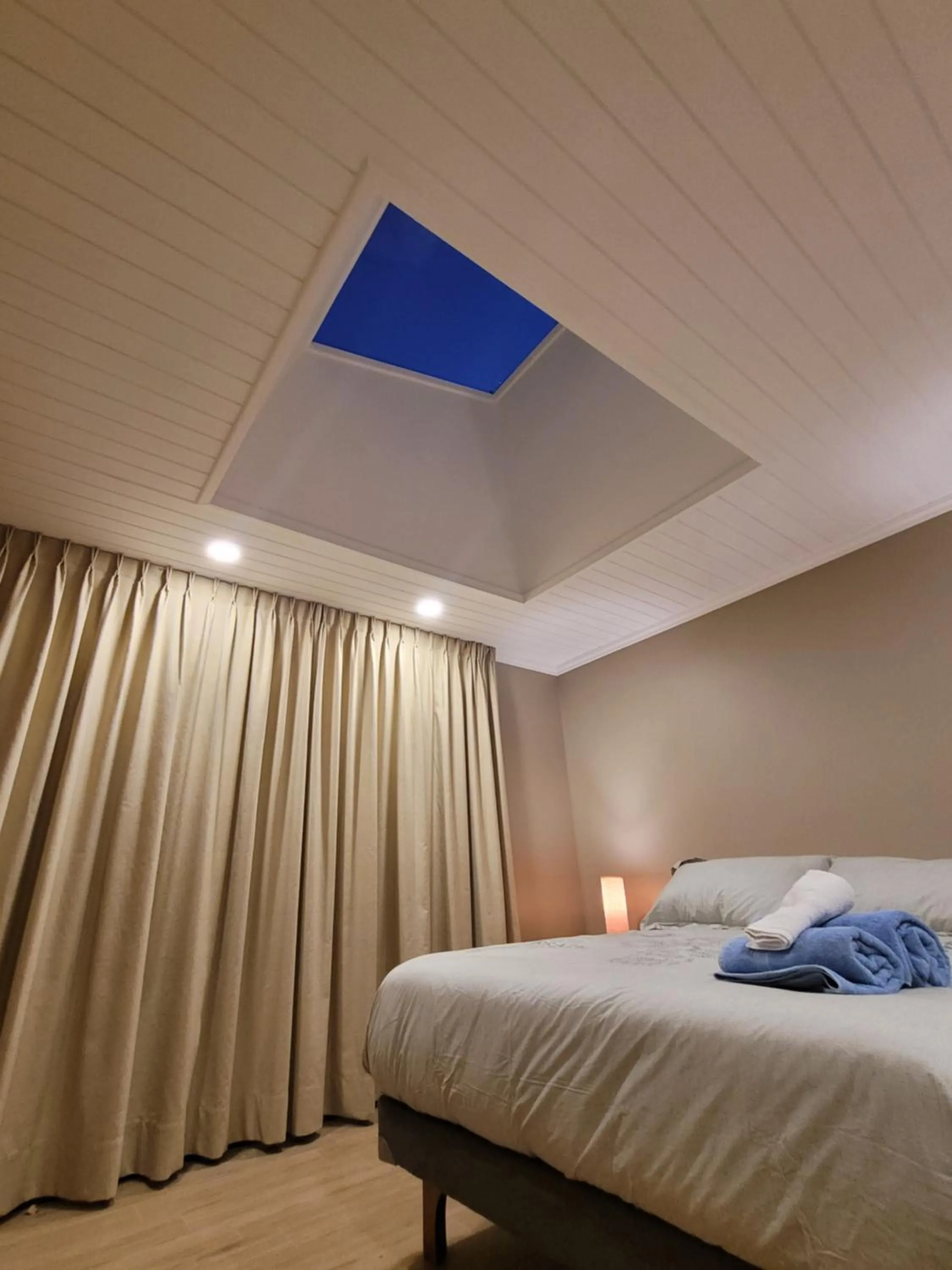 Bed in Hotel El Tesoro de Elqui