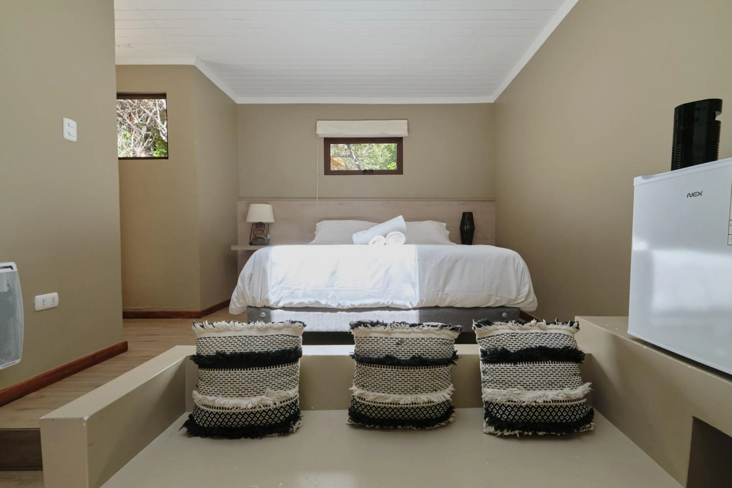 Bed in Hotel El Tesoro de Elqui