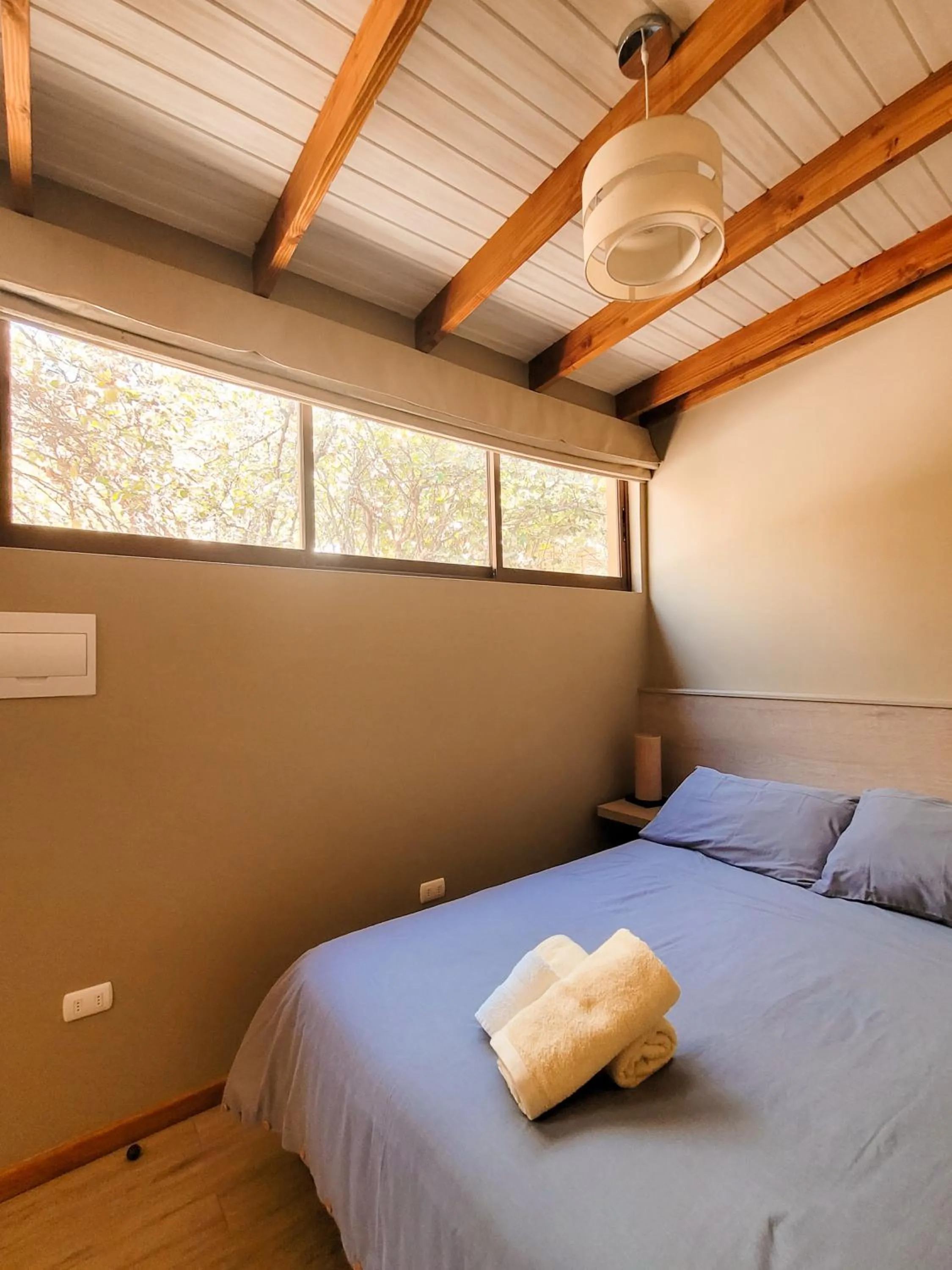 Bed in Hotel El Tesoro de Elqui