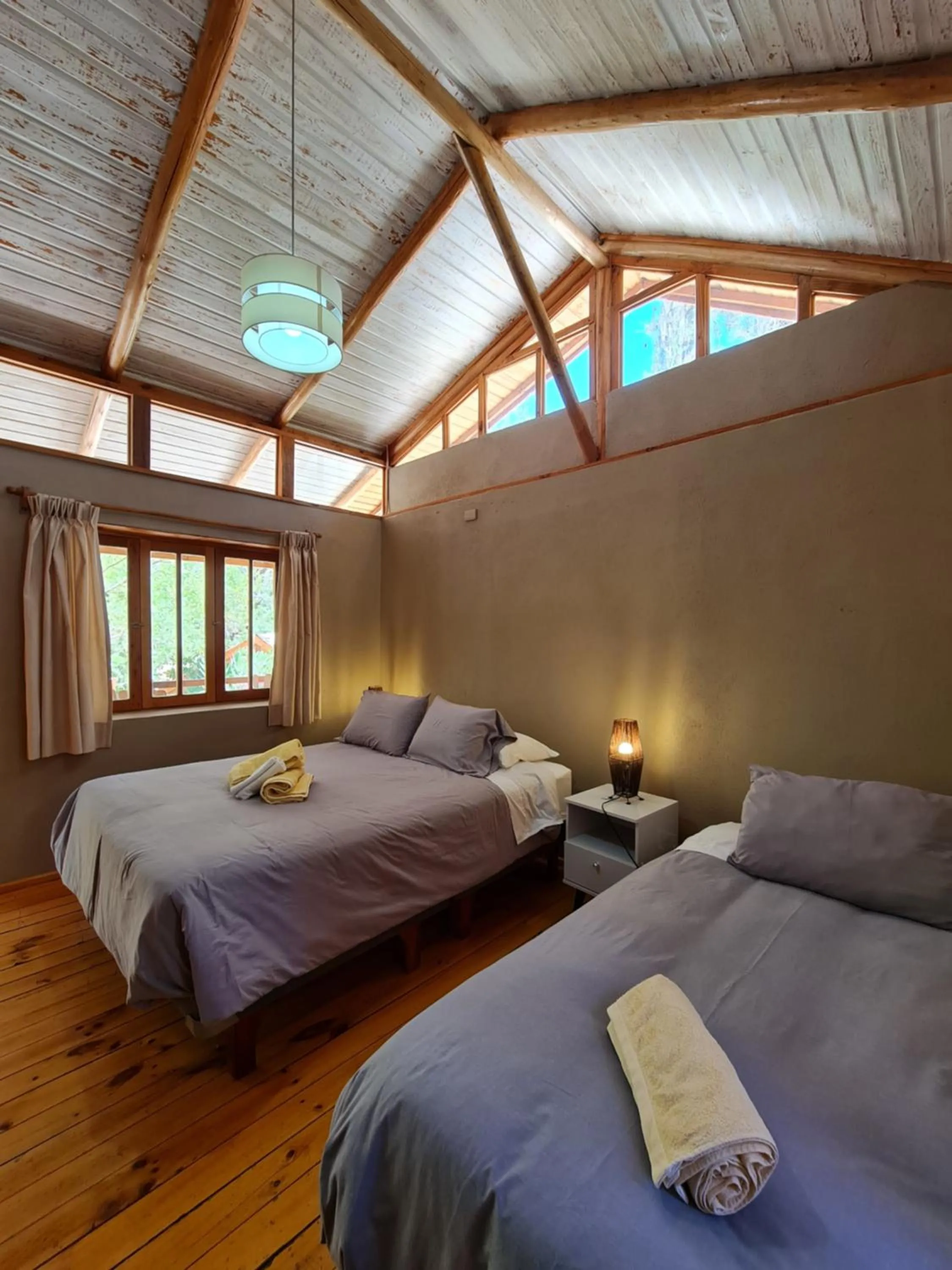 Bed in Hotel El Tesoro de Elqui