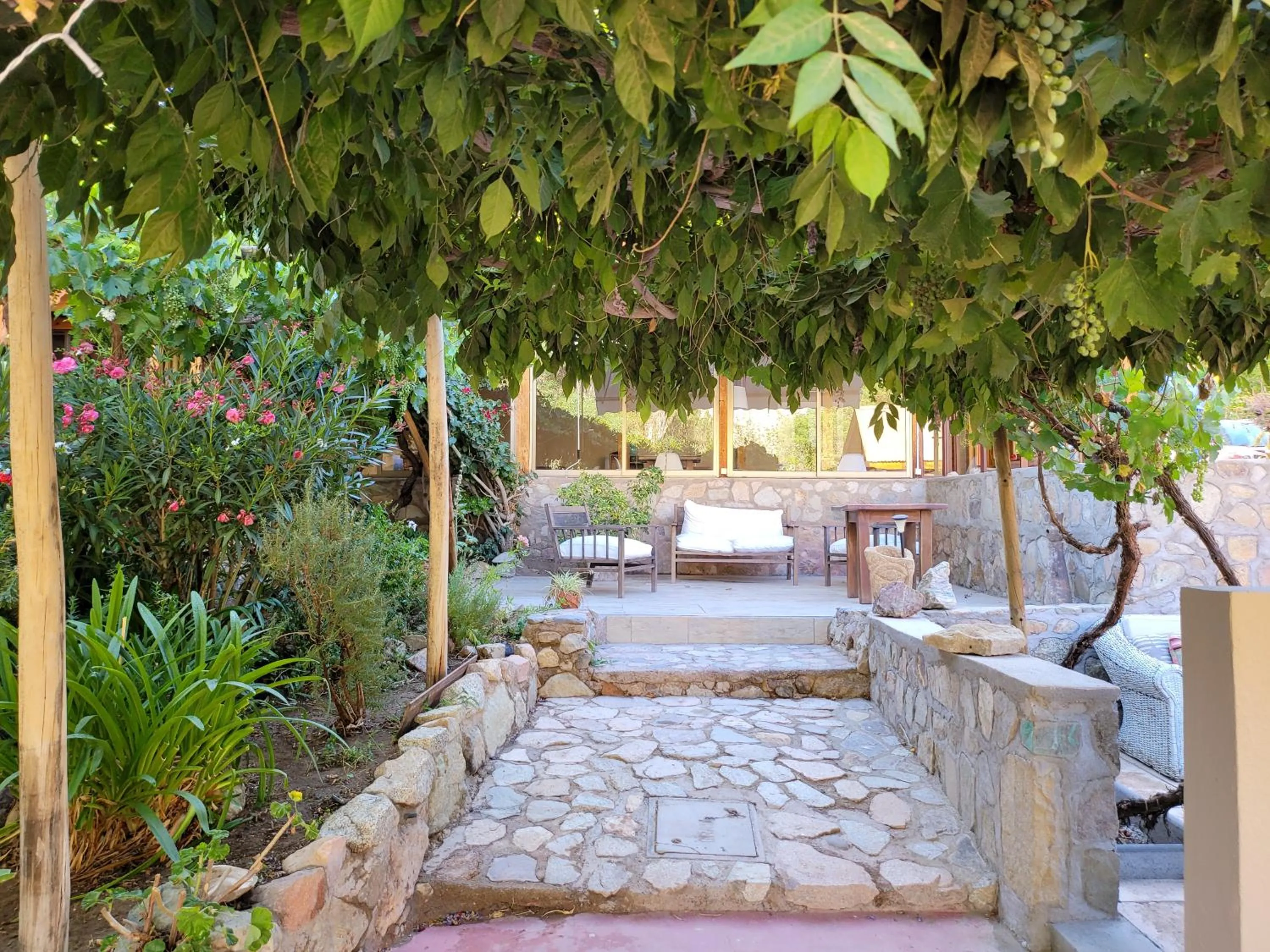 Patio in Hotel El Tesoro de Elqui