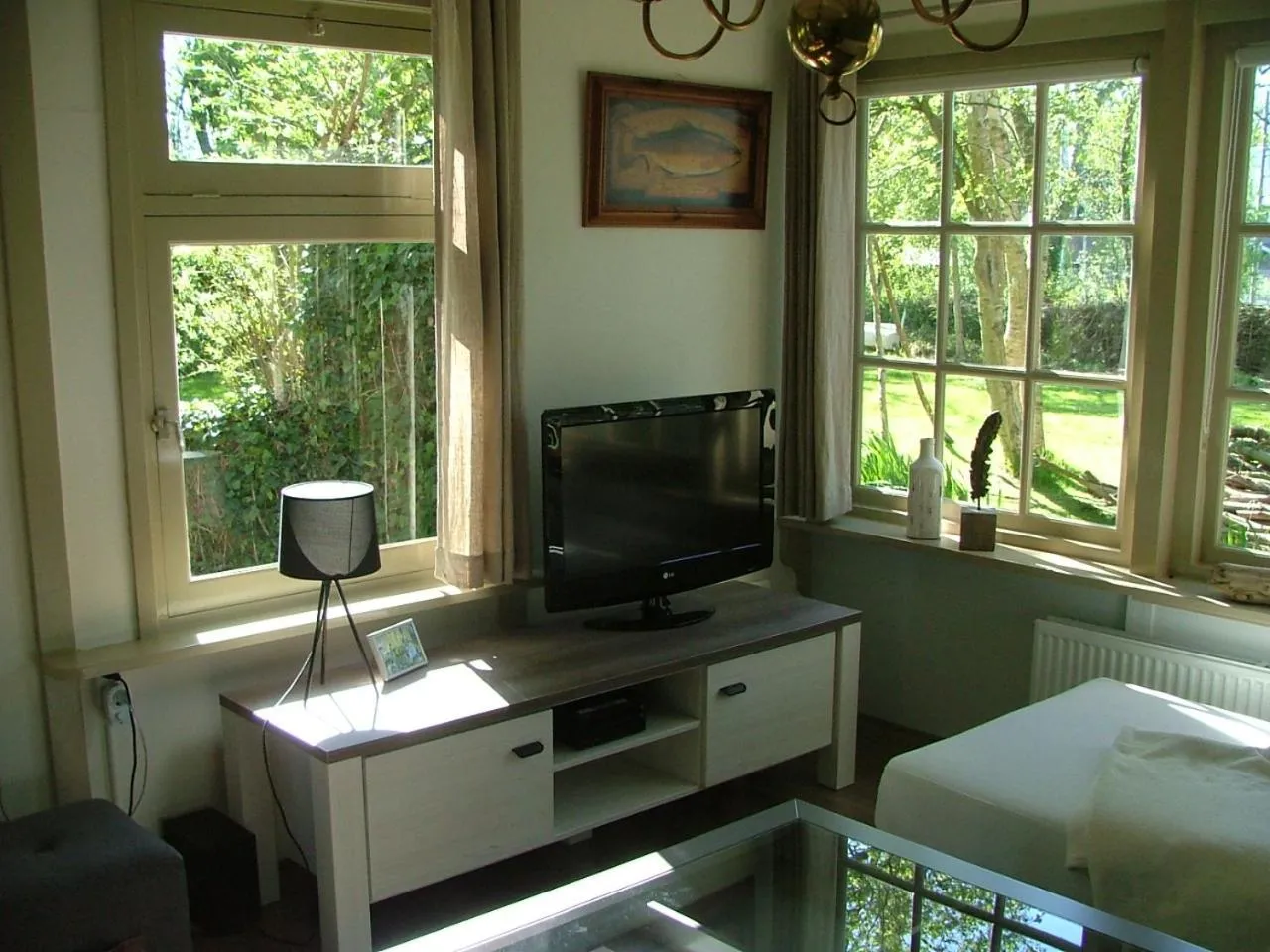 TV and multimedia, Bed in B&B Saense huisje