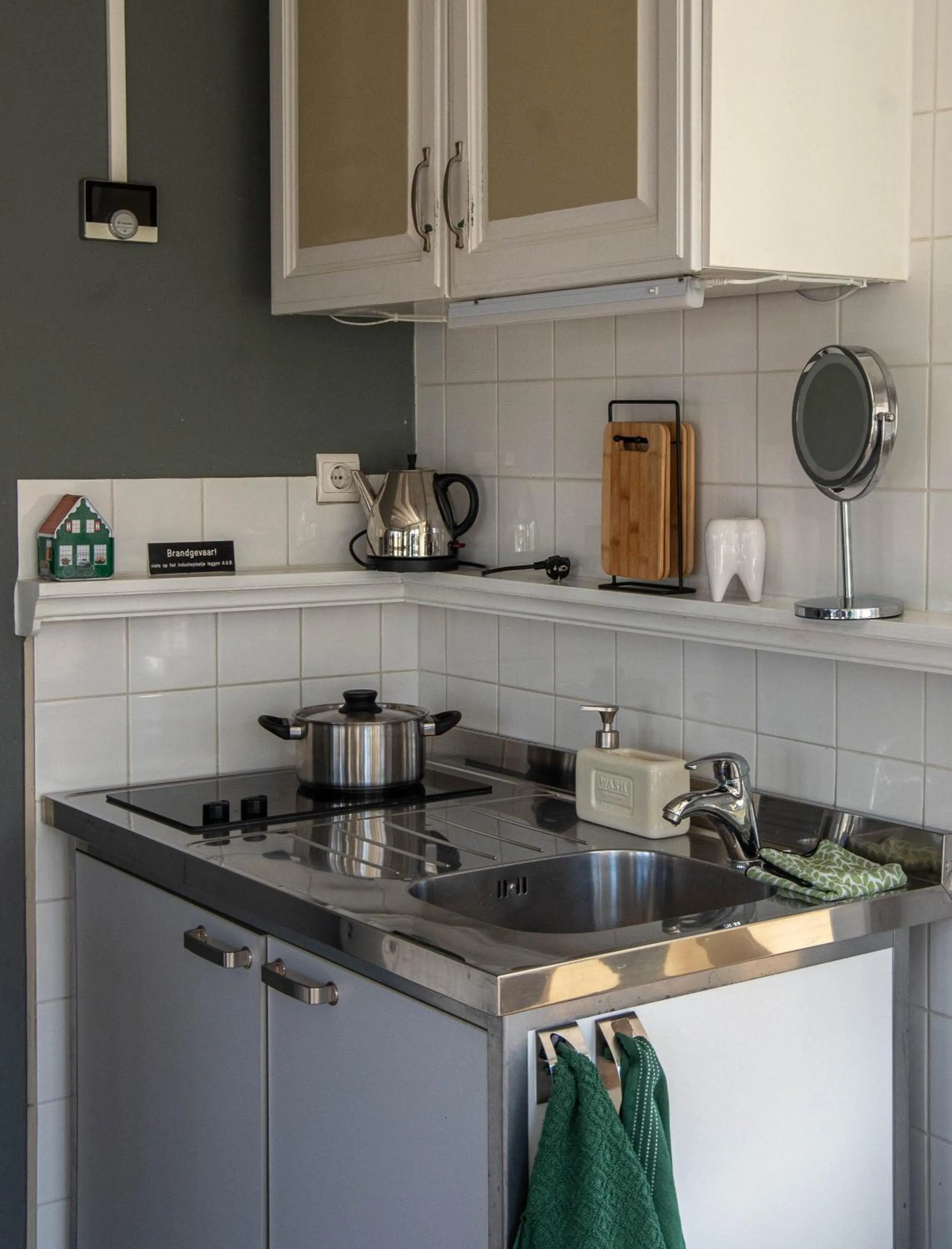 kitchen in B&B Saense huisje