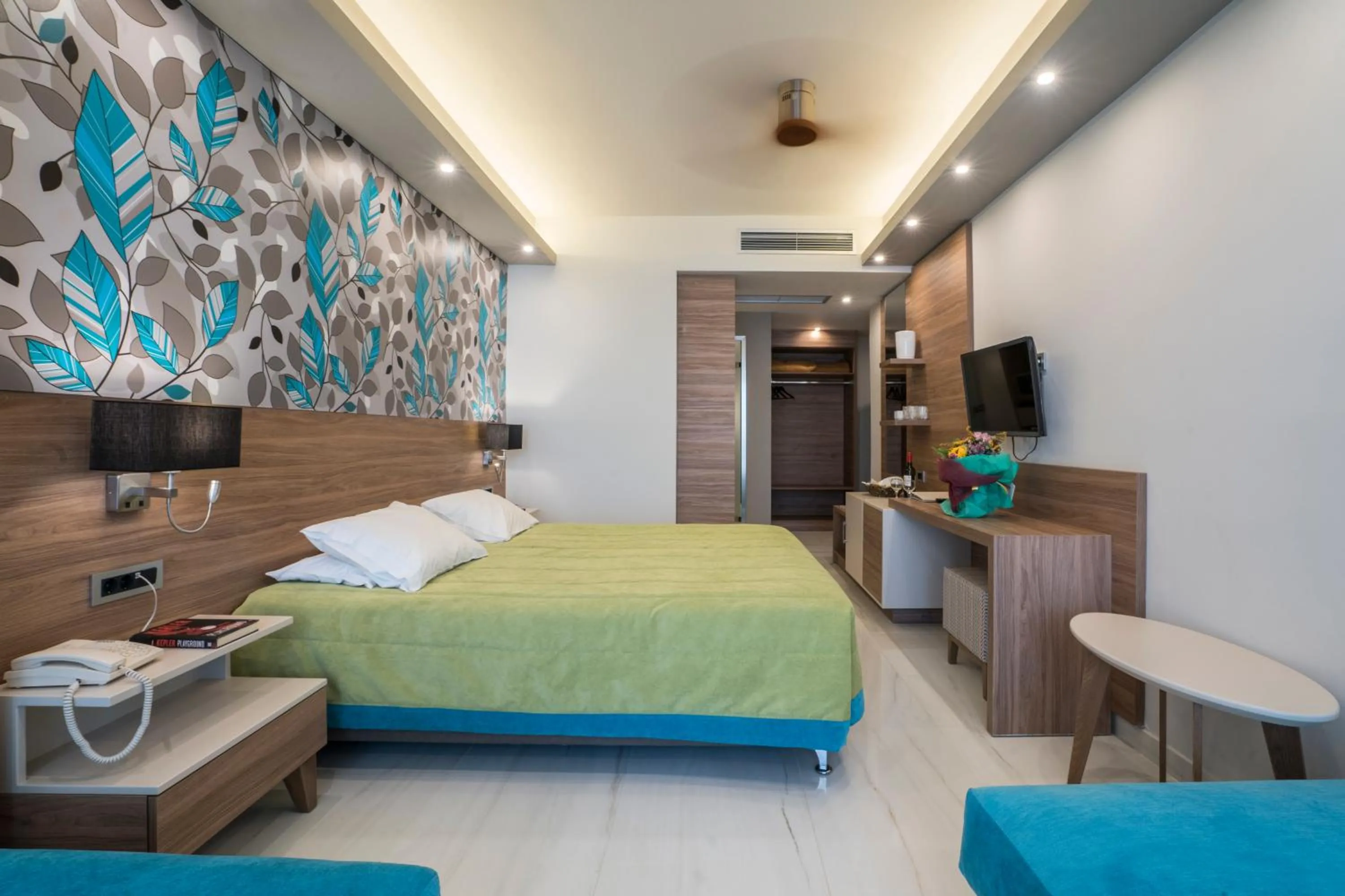 Bed in Atrion Resort Hotel