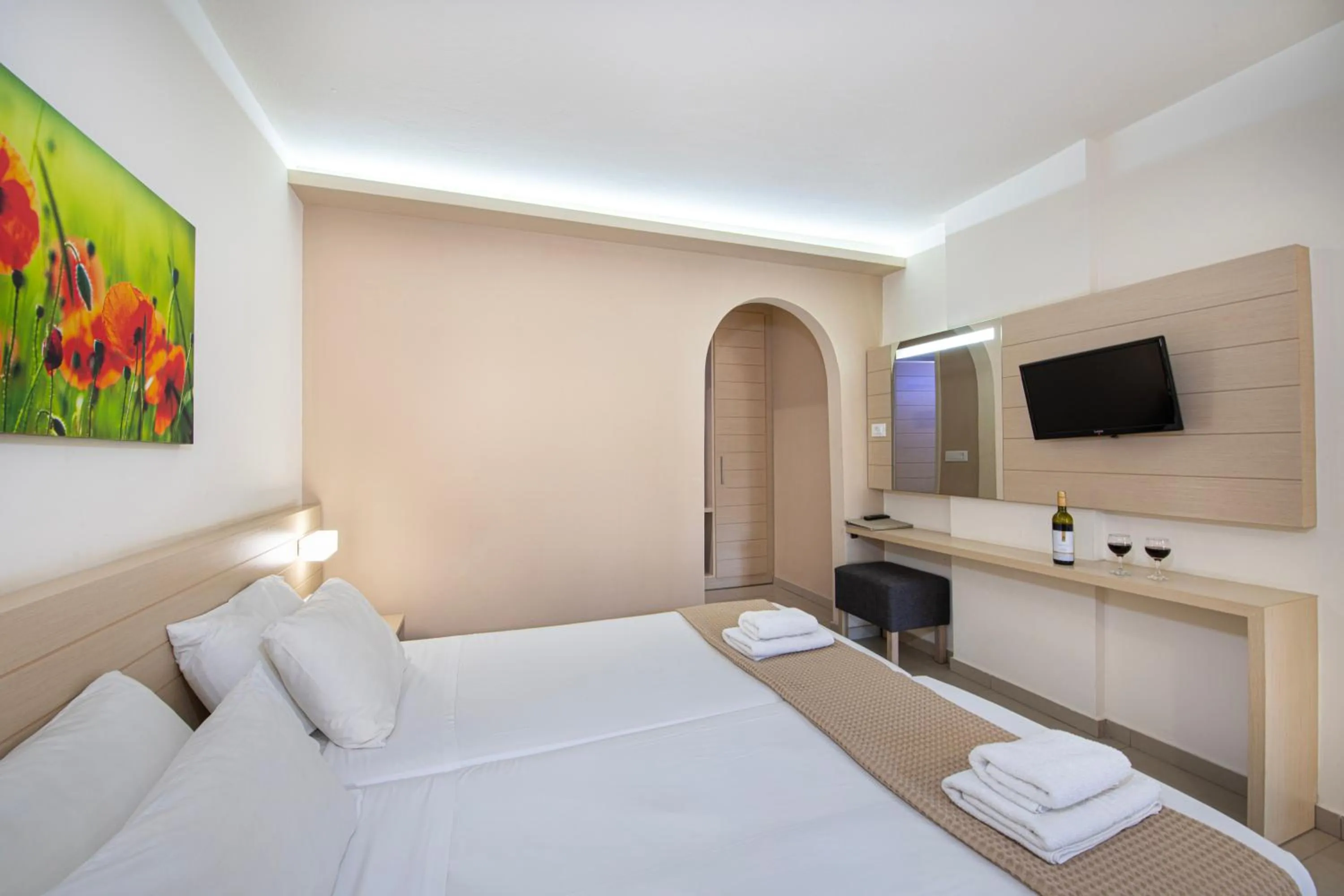 Bed in Atrion Resort Hotel