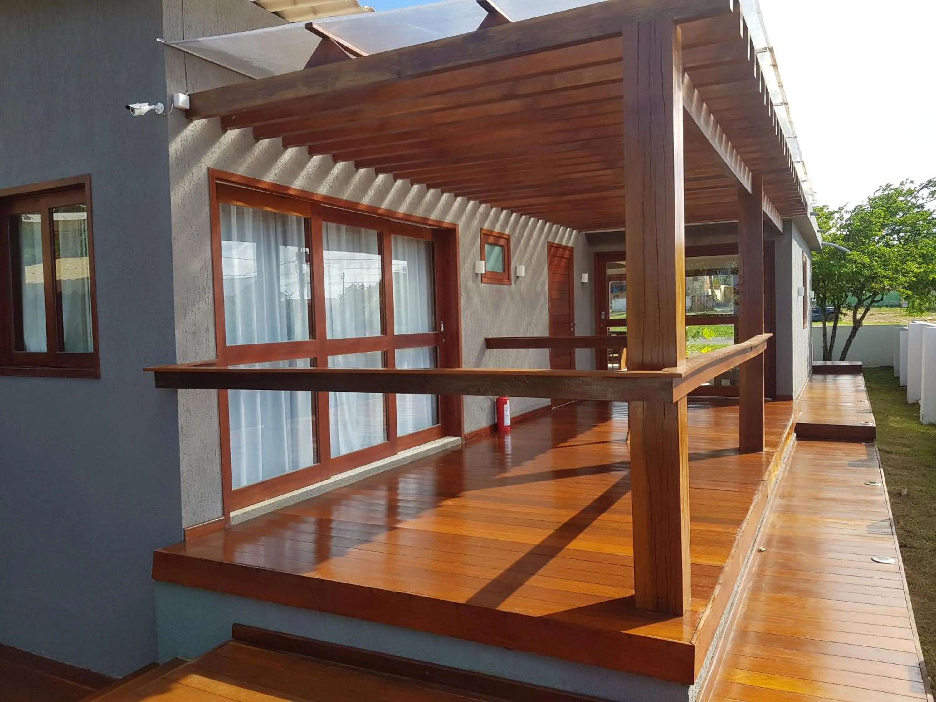 Balcony/Terrace in Pousada Nascer do Sol