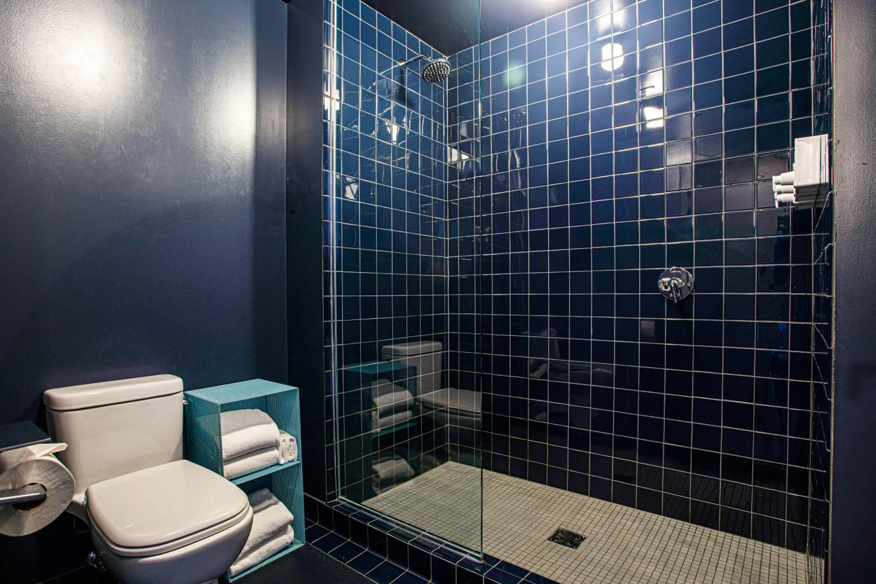 Shower in The Emily Hotel