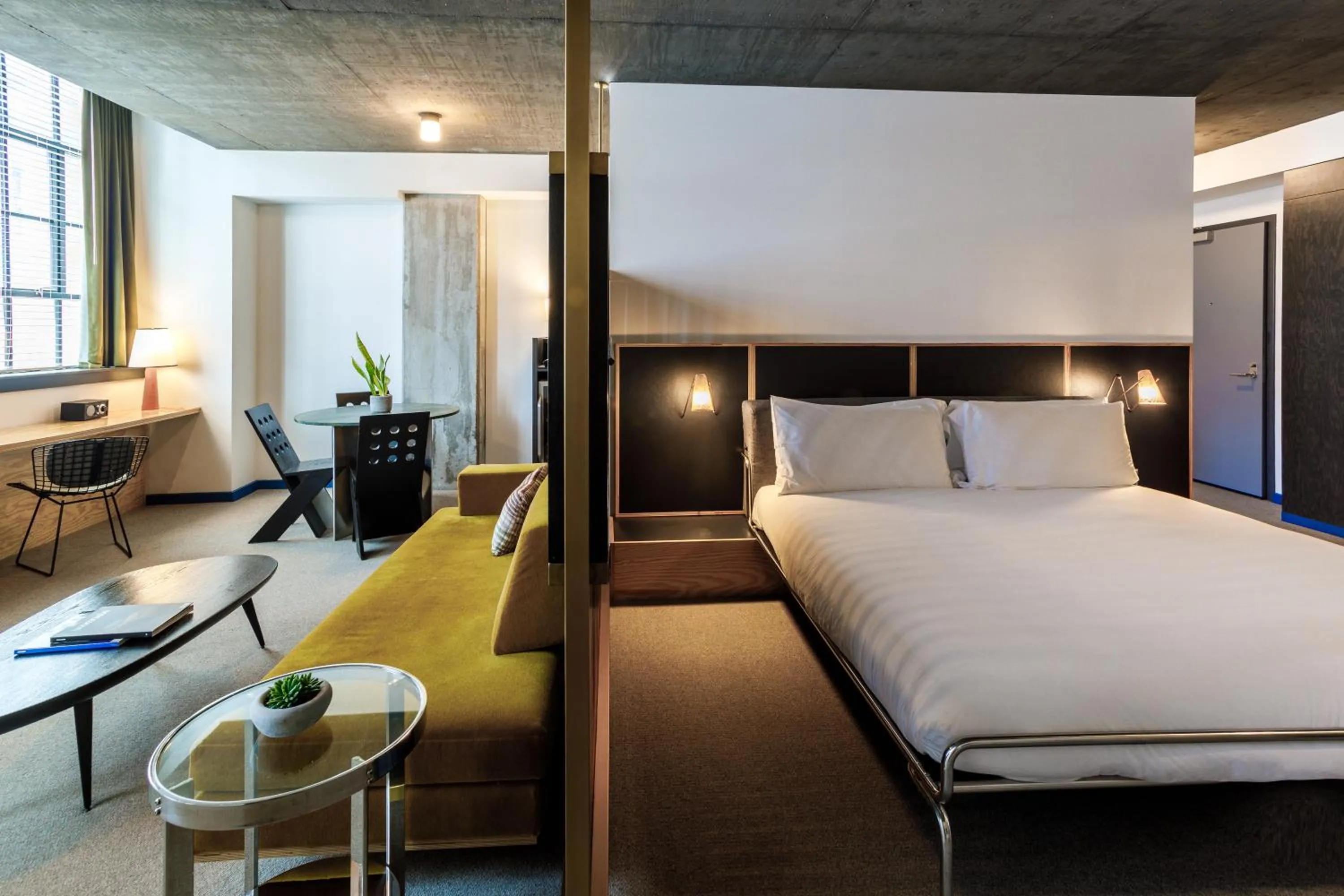 Bed in The Emily Hotel