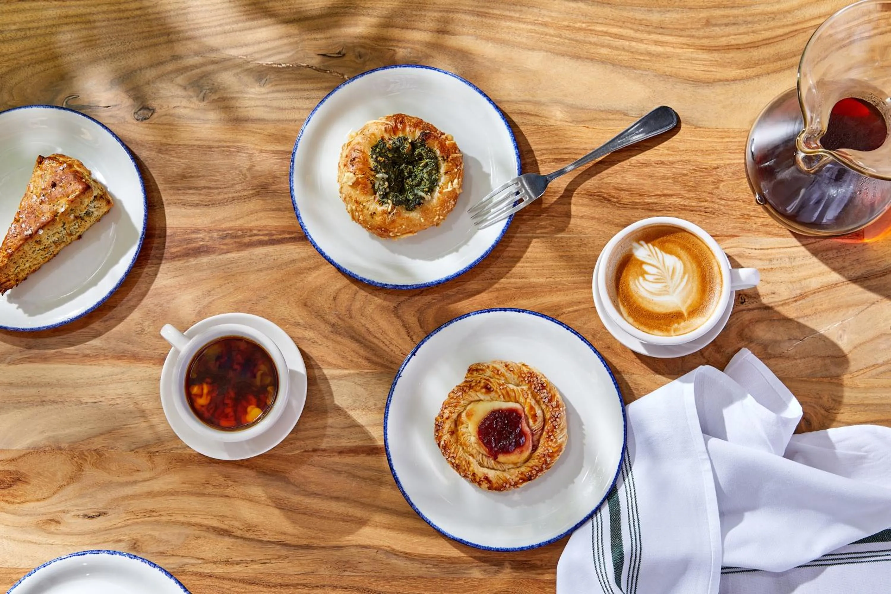 Food and drinks in The Emily Hotel