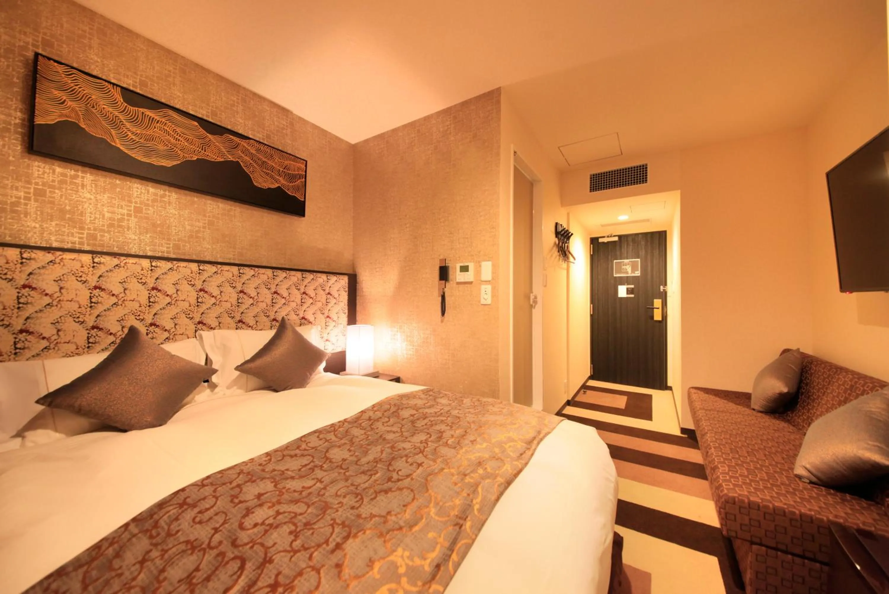 Photo of the whole room, Bed in Centurion Hotel&Spa Ueno Station