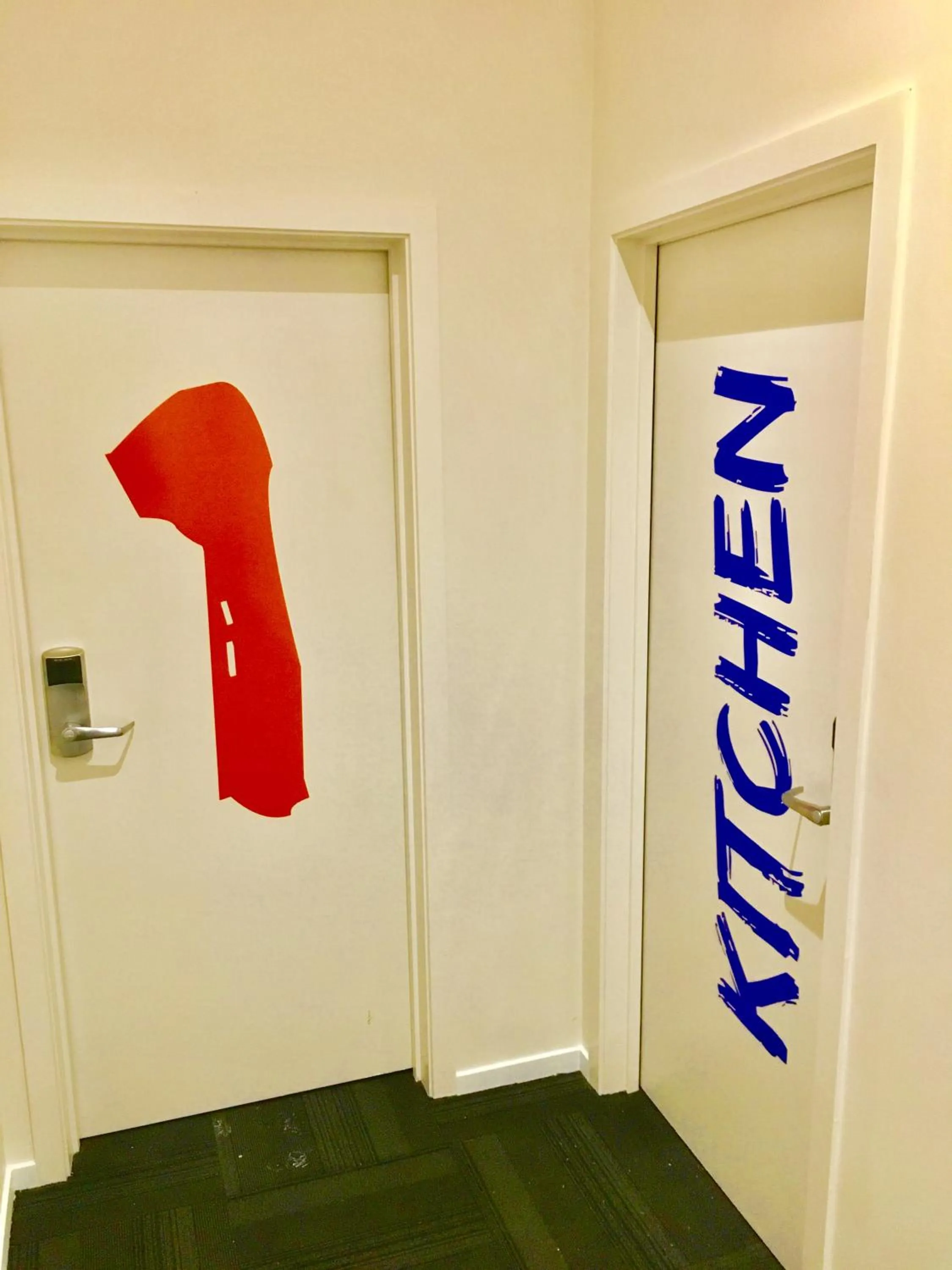 Communal kitchen in Metro Adventurer Backpackers